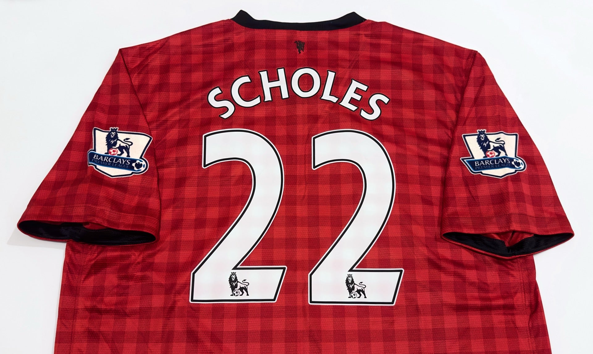 2012/13 Man Utd #22 SCHOLES Home Jersey (L)