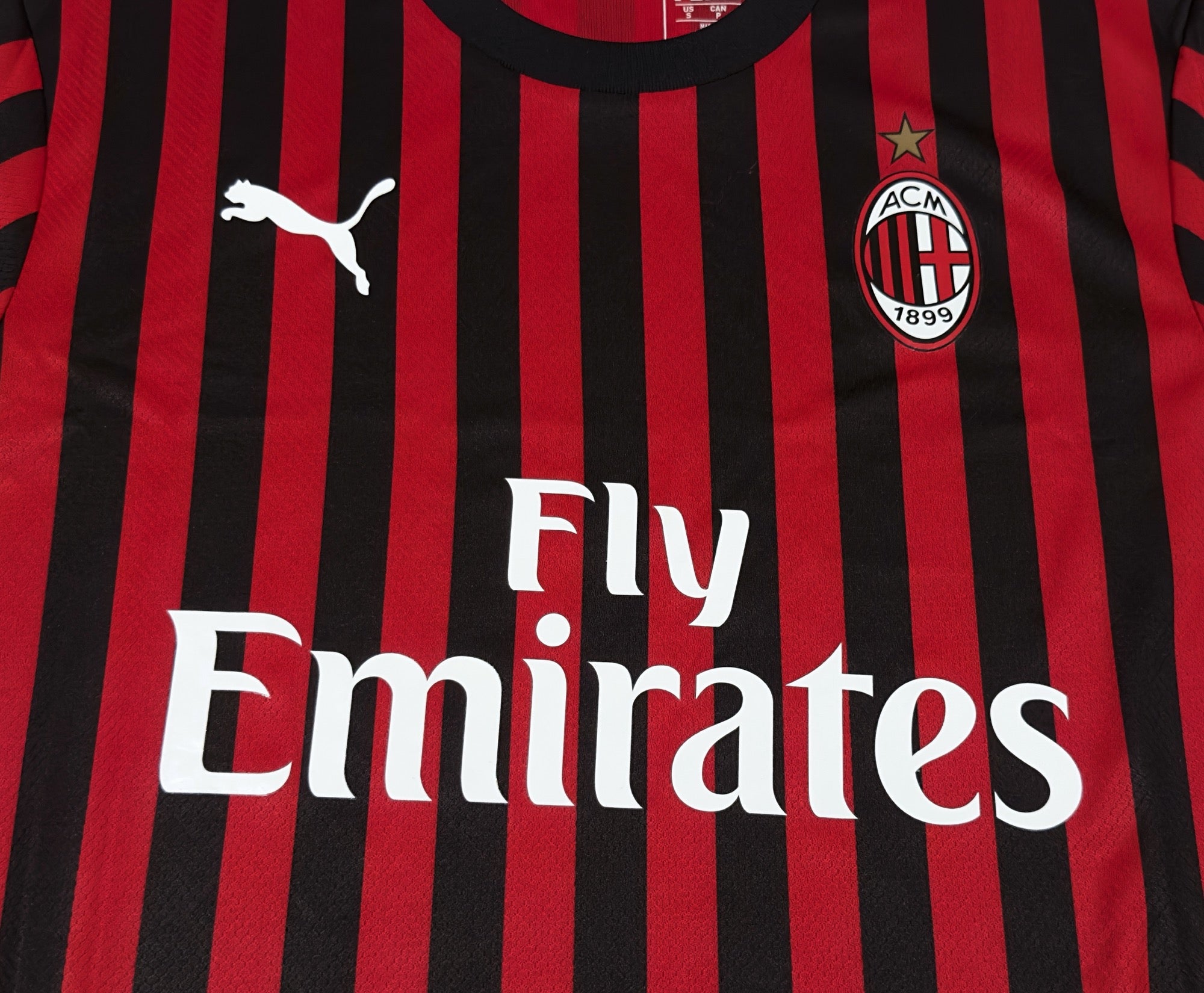 2019/20 AC Milan Home Jersey (S)