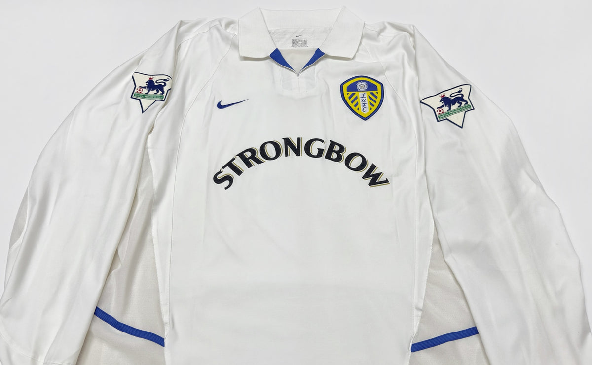2002/03 Leeds United #38 MILNER Home Jersey (L) L/S