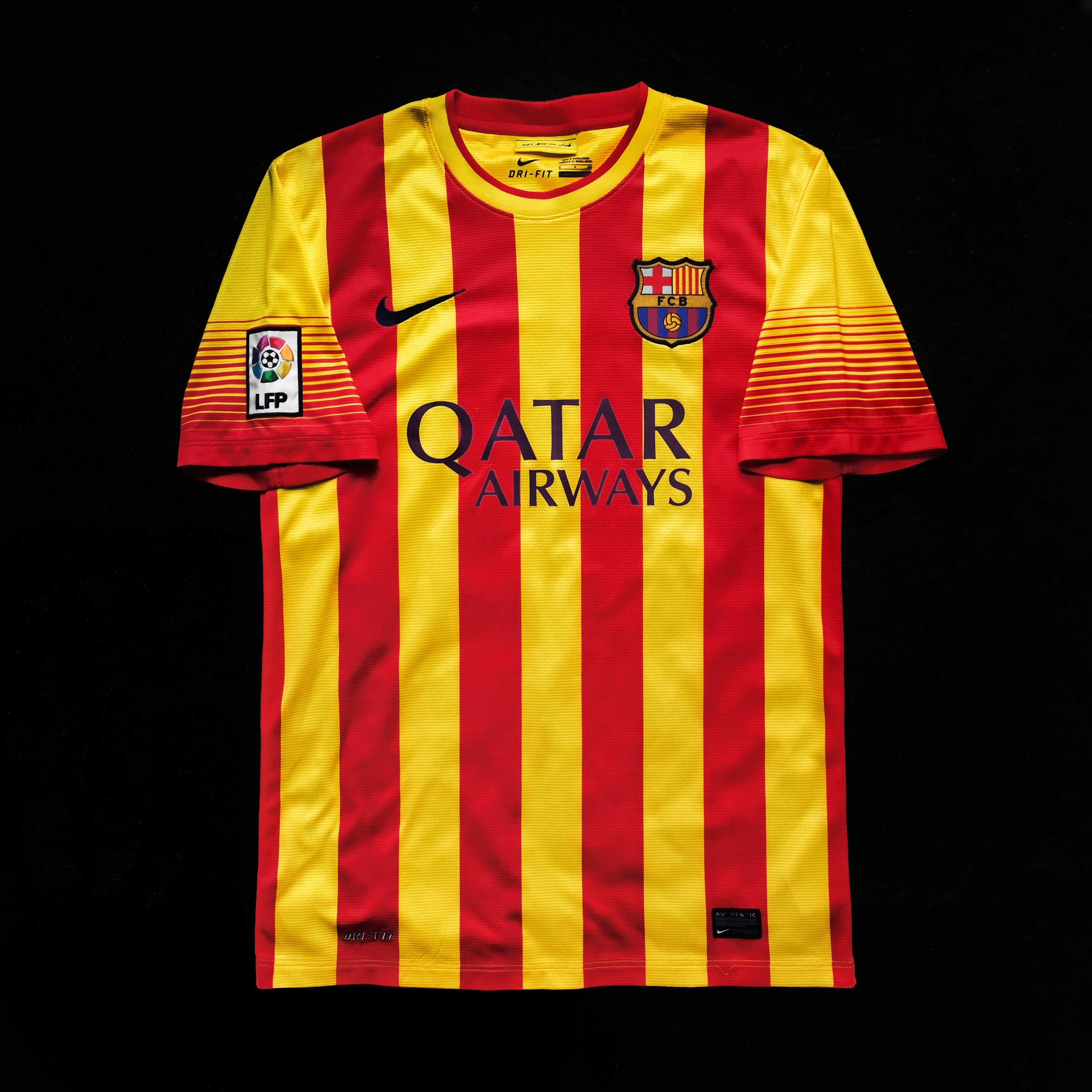 2013/14 Barcelona #11 NEYMAR JR Away Jersey (S) – Double Kick