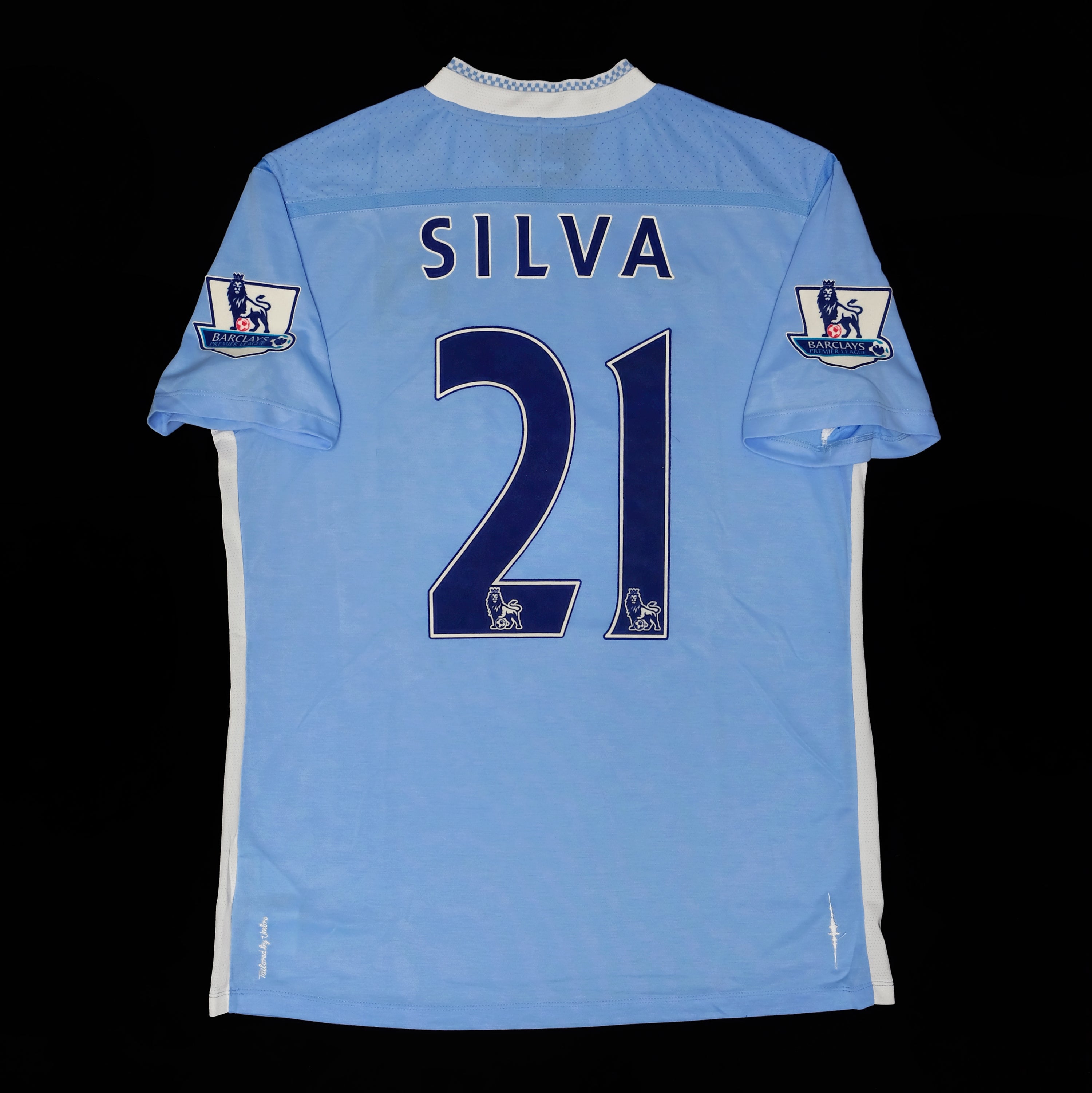2011/12 Man City #21 SILVA Home Jersey (L)
