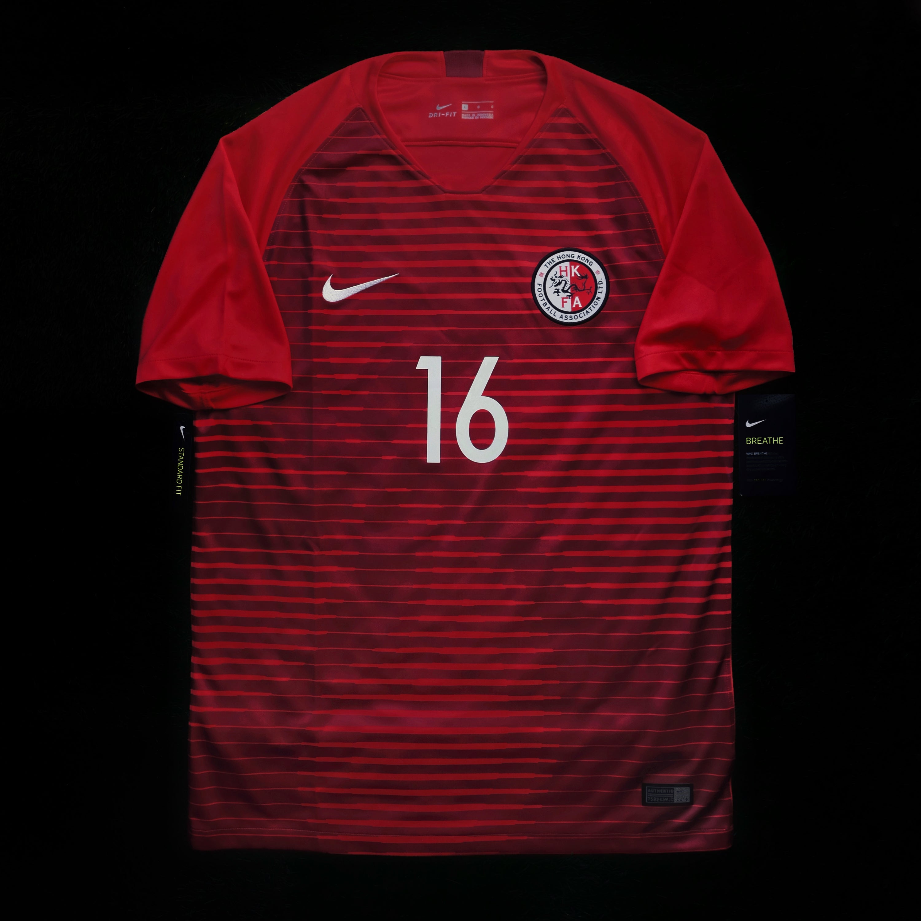 2018/19 Hong Kong #16 C L TAN Home Jersey (L)