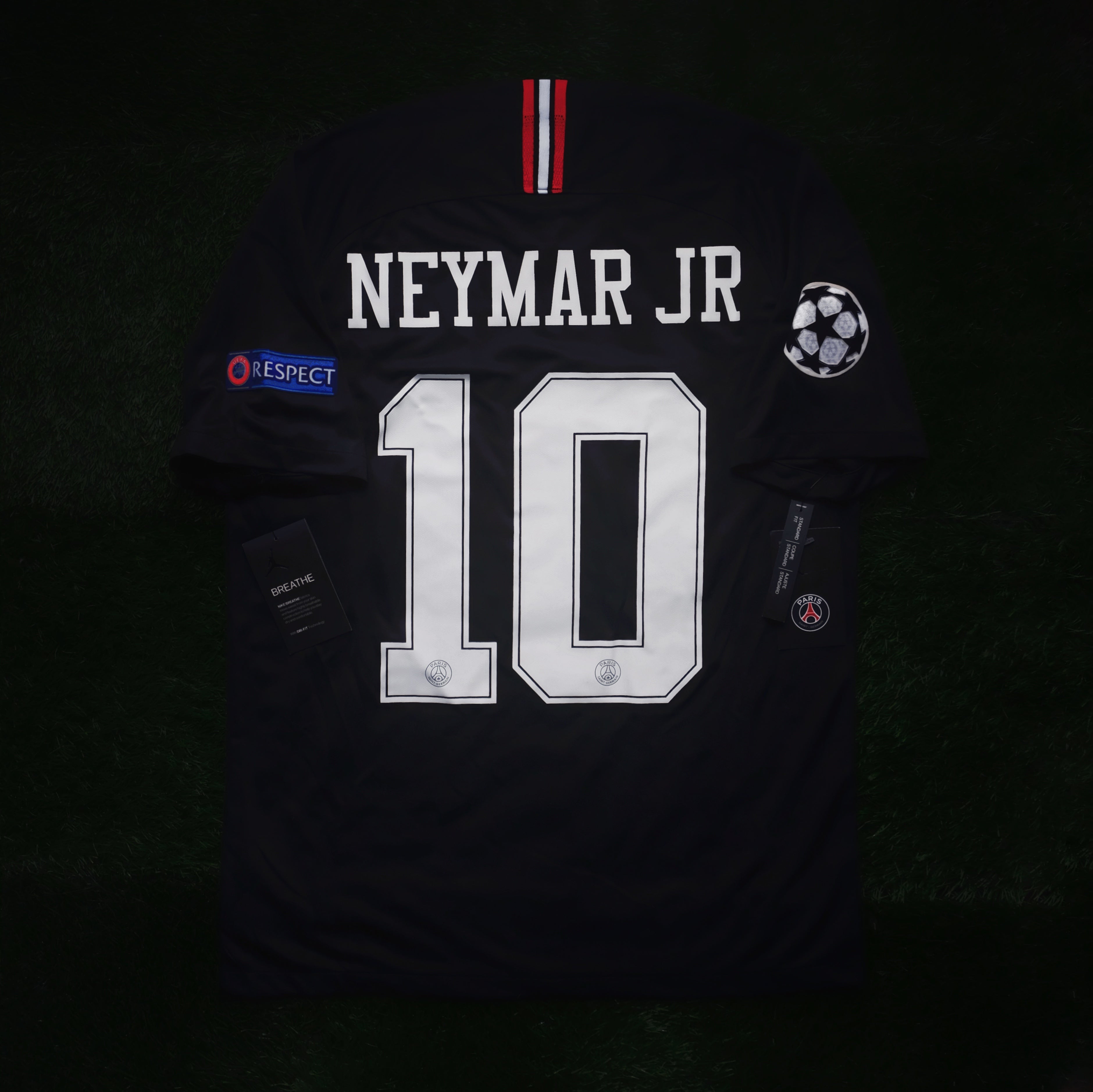2018/19 PSG #10 NEYMAR JR UCL Home Jersey (M) – Double Kick