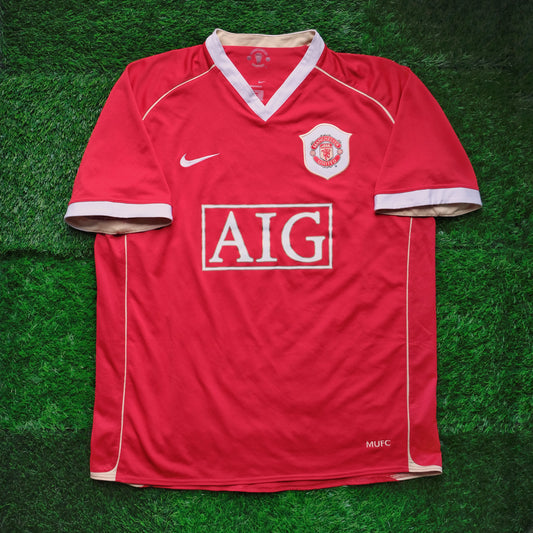 2006/07 Man Utd Home Jersey (L)