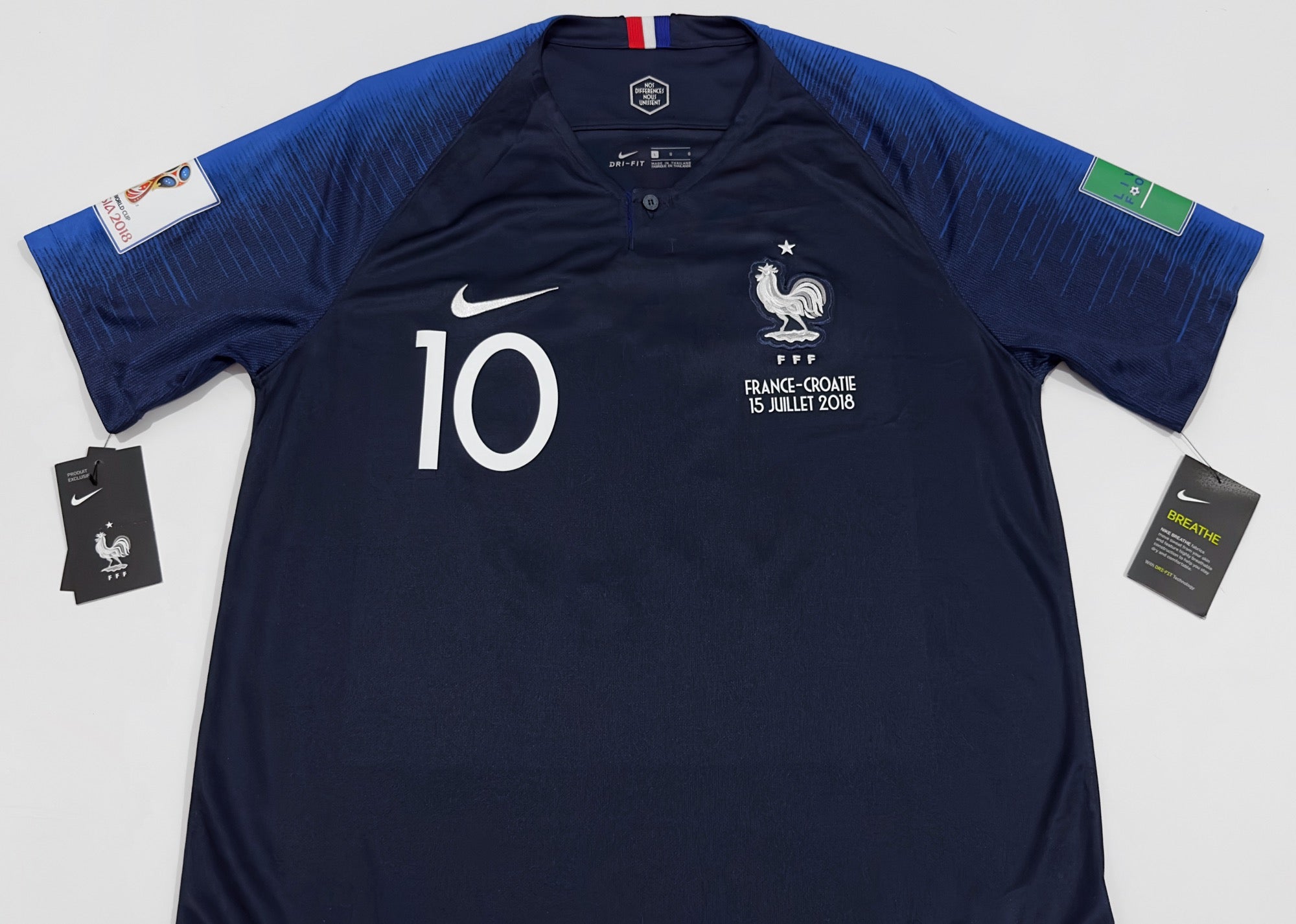 2018 France #10 MBAPPE Home Jersey (L)