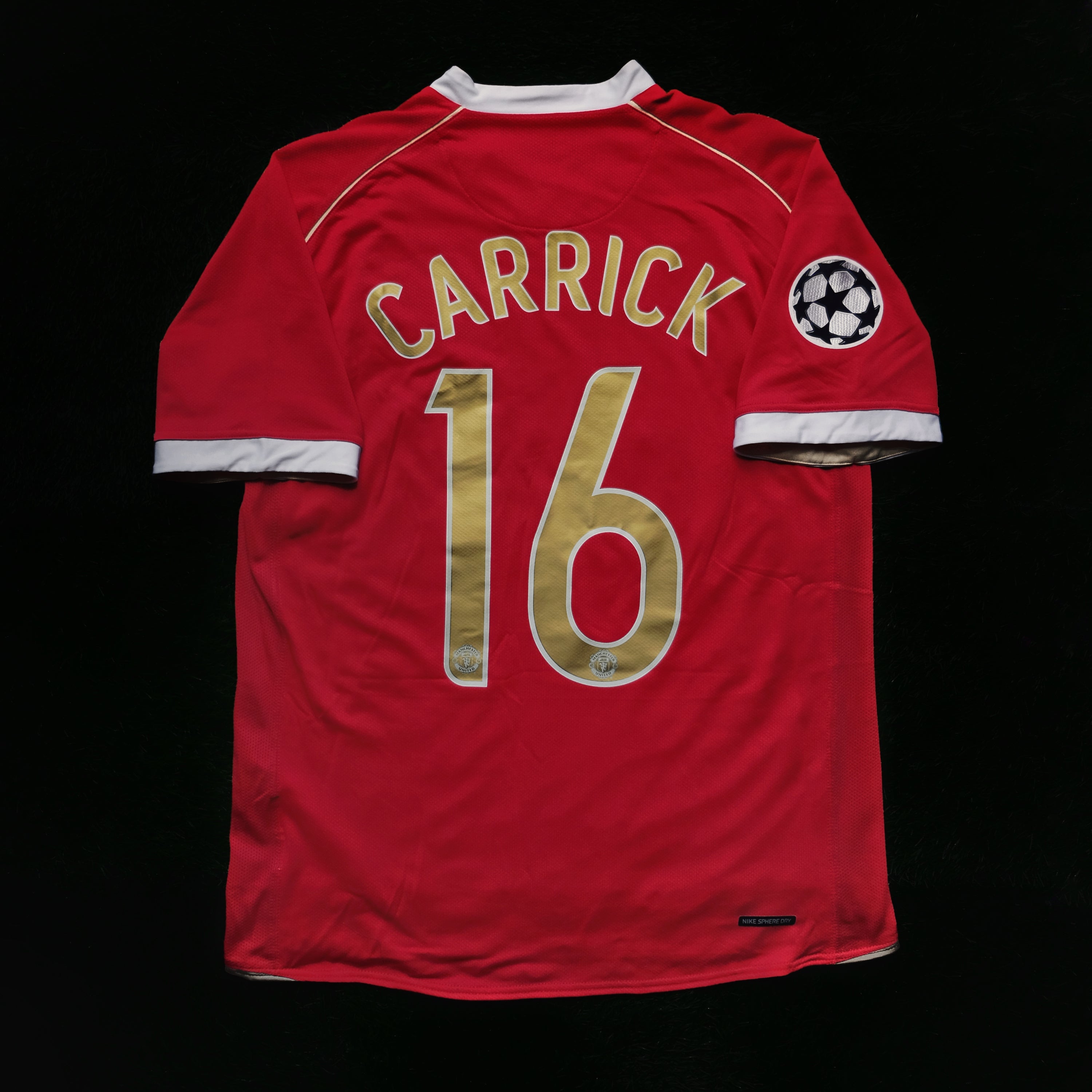 2006/07 Man Utd #16 CARRICK Home Jersey (M)