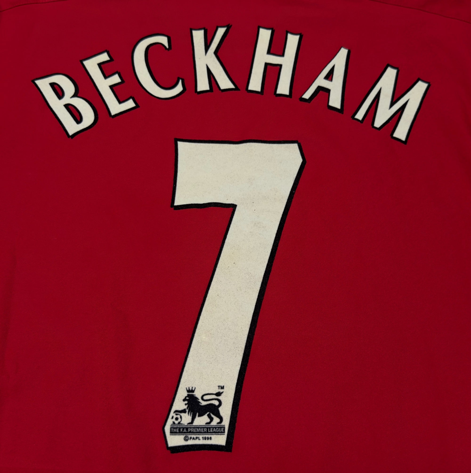 2002/03 Man Utd #7 BECKHAM Home Jersey (L) L/S