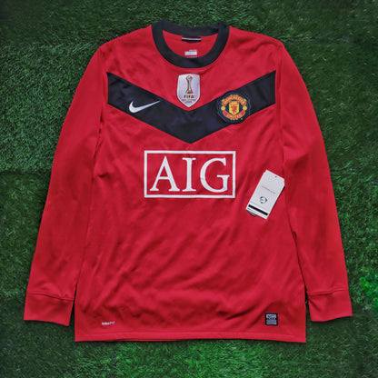 2009/10 Man Utd #9 BERBATOV Home Jersey (M) L/S