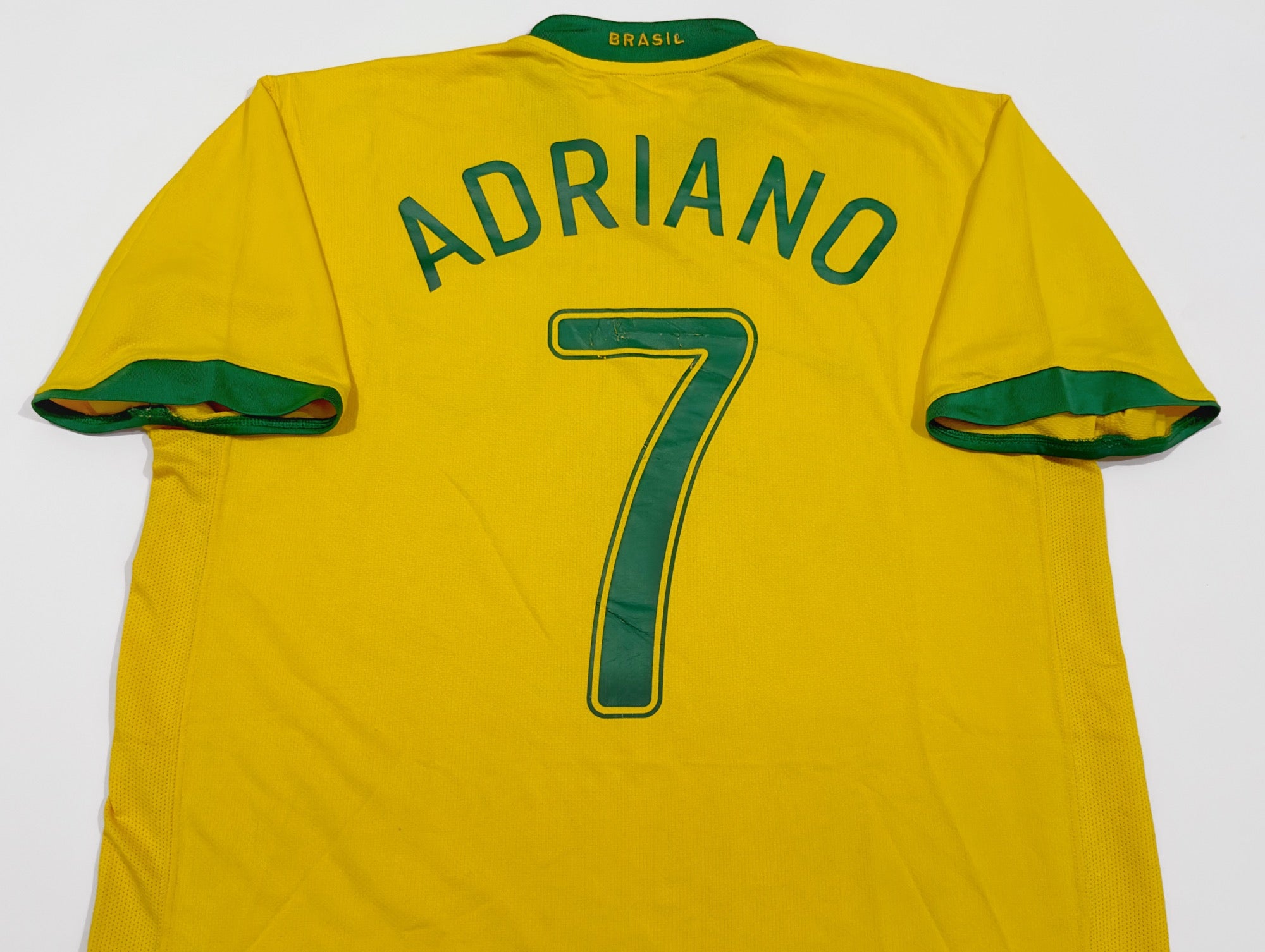 2006/08 Brazil #7 ADRIANO Home Jersey (L)