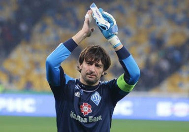 2013/14 Dynamo Kyiv #1 SHOVKOVSKYI GK Jersey (XL) L/S