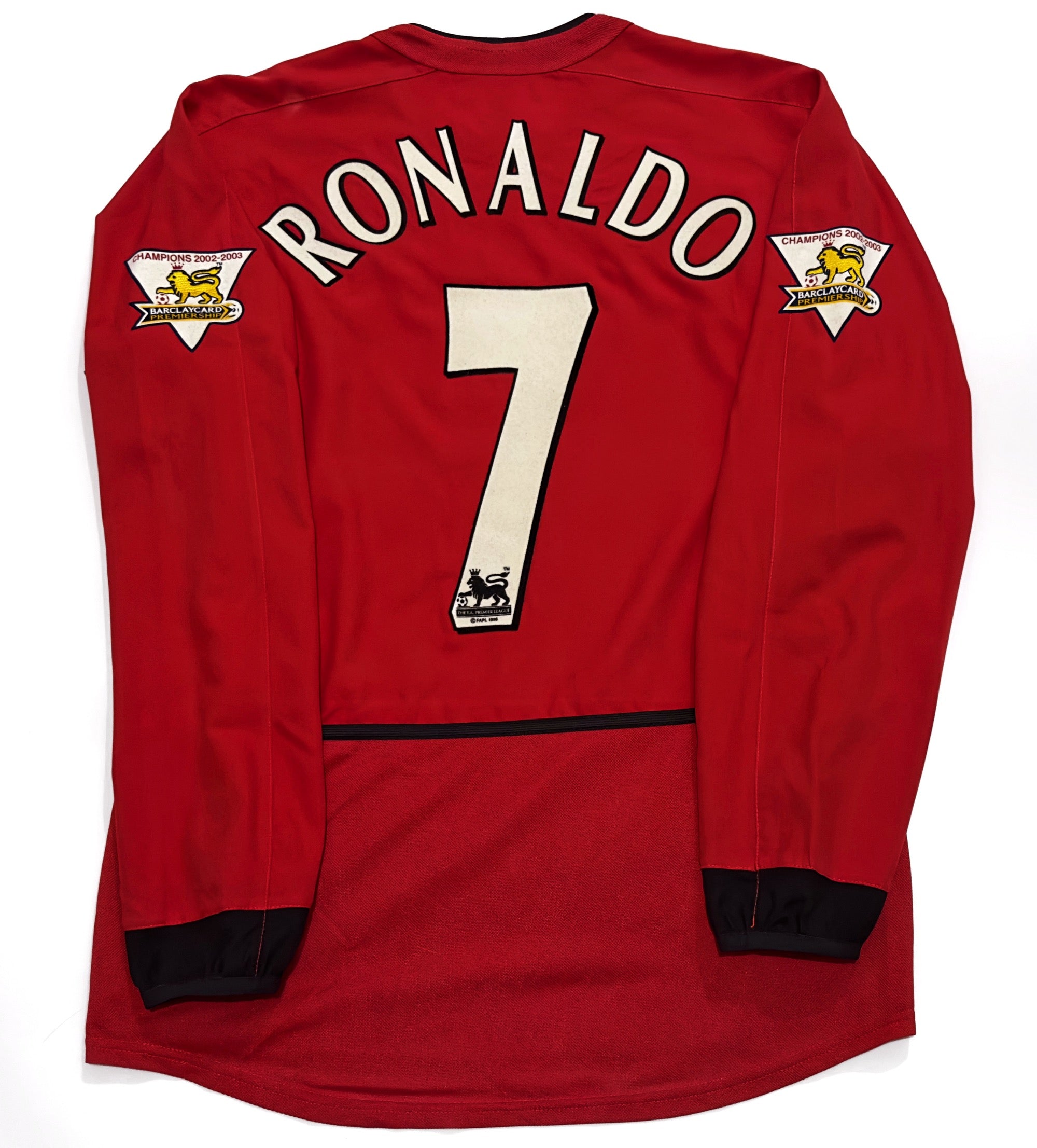 2003/04 Man Utd #7 RONALDO Home Jersey (S) L/S
