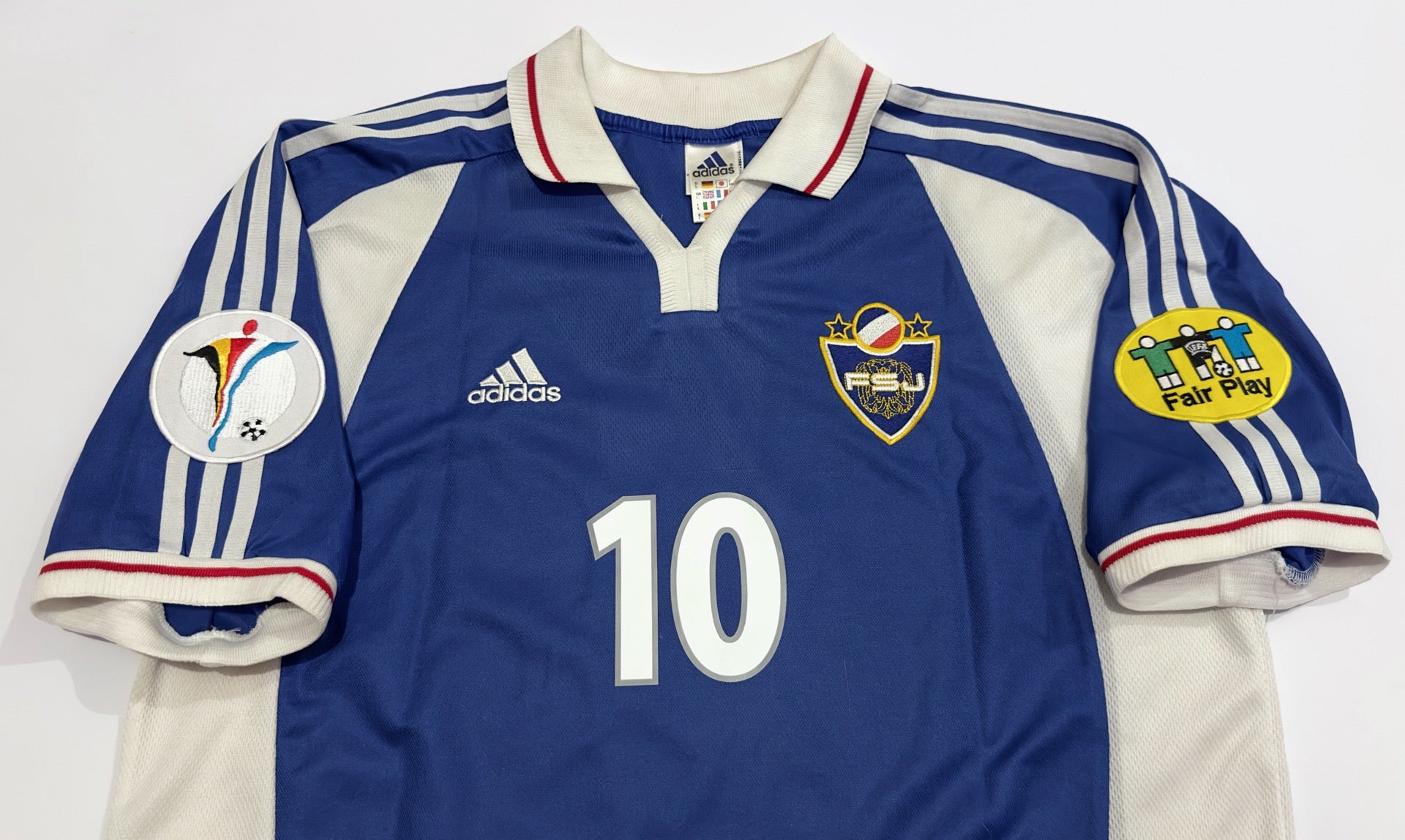 2000/01 FR Yugoslavia #10 STOJKOVIC Home Jersey (L) – Double Kick