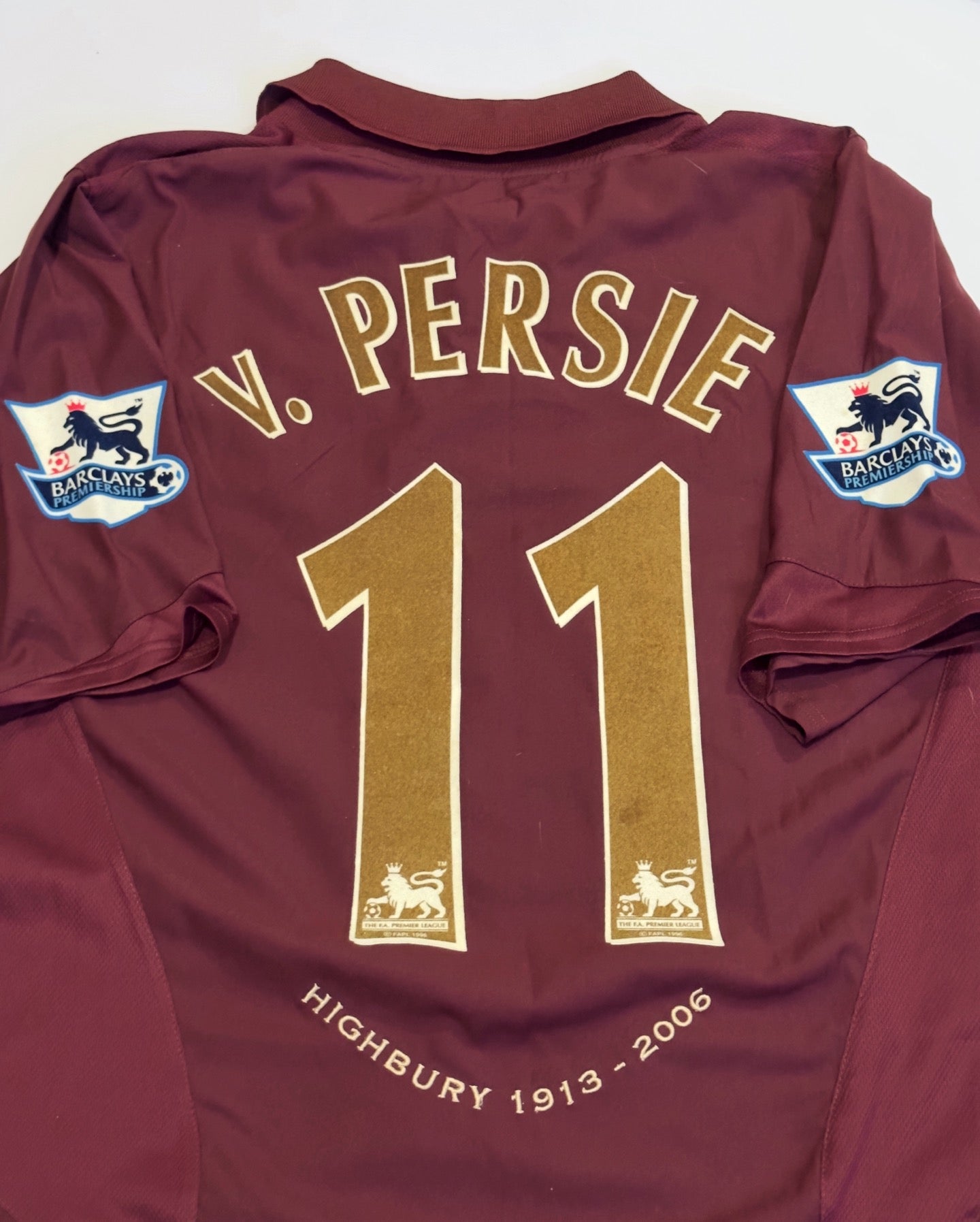 2005/06 Arsenal #11 V. PERSIE Home Jersey (L) – Double Kick