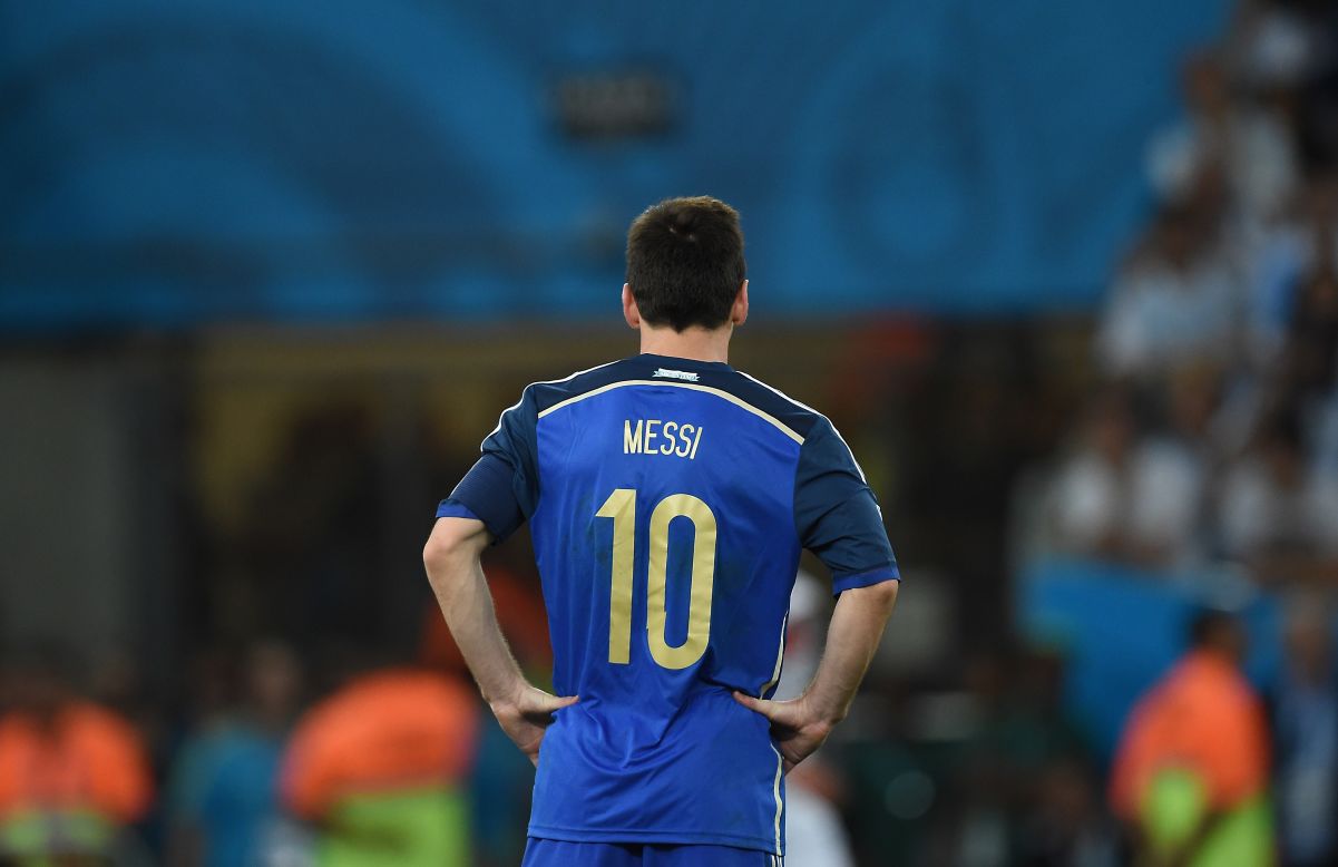 2013/15 Argentina #10 MESSI Away Jersey (L)