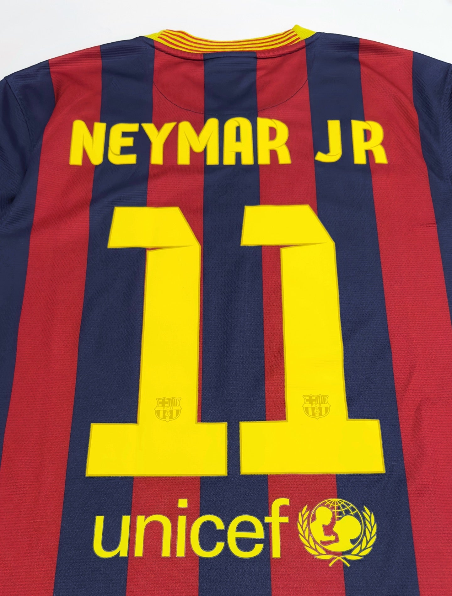 2013/14 Barcelona #11 NEYMAR JR Home Jersey (S) – Double Kick