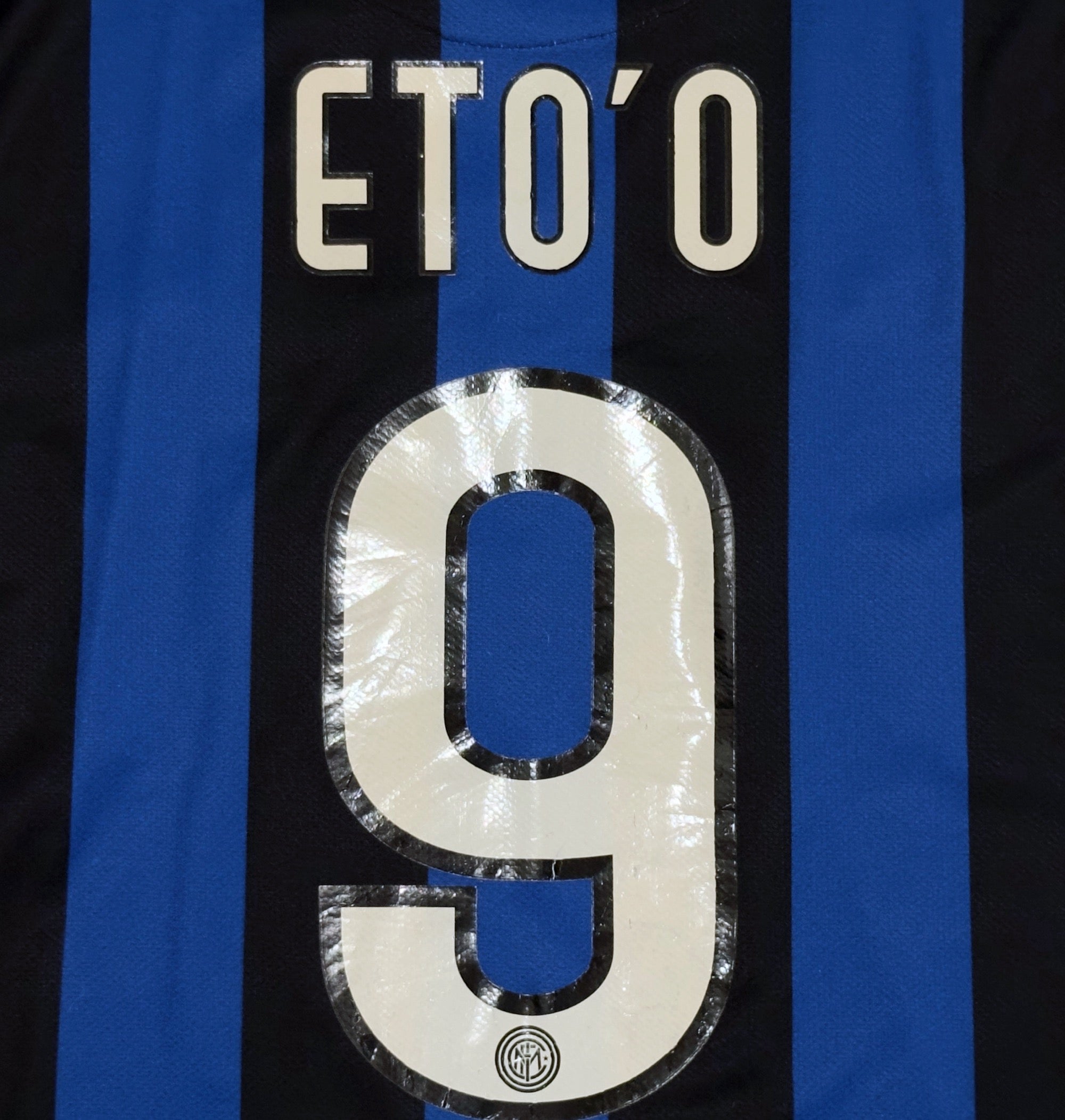 2009/10 Inter Milan #9 ETO'O Home Jersey (XL)