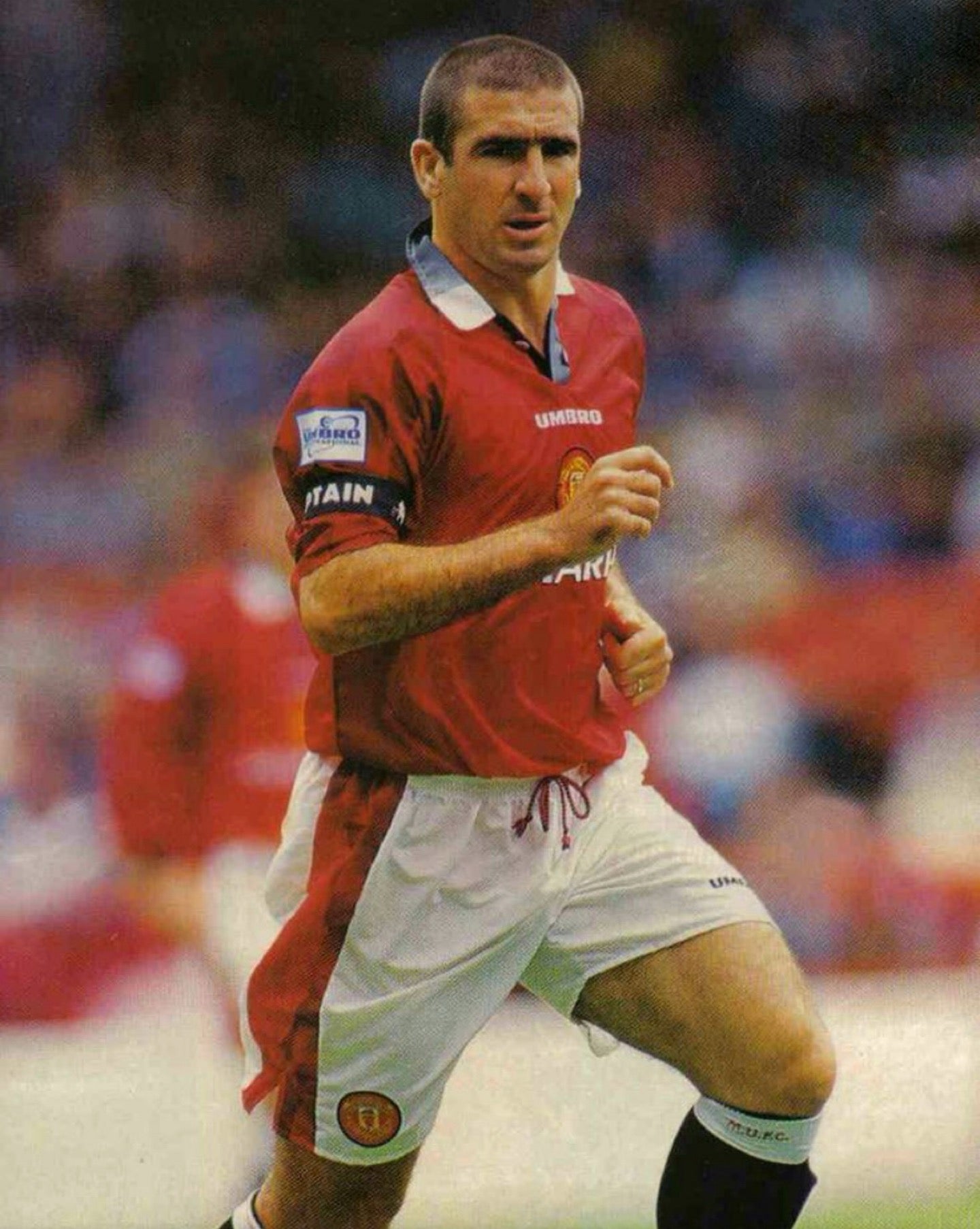 1996/97 Man Utd #7 CANTONA Home Jersey (M)