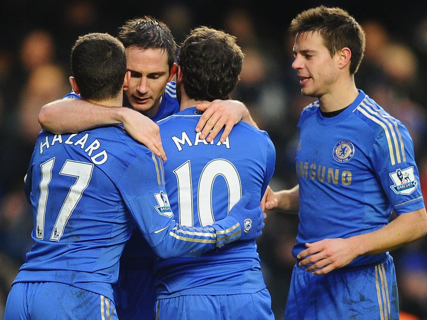 2012/13 Chelsea #10 MATA Home Jersey (S) – Double Kick Football