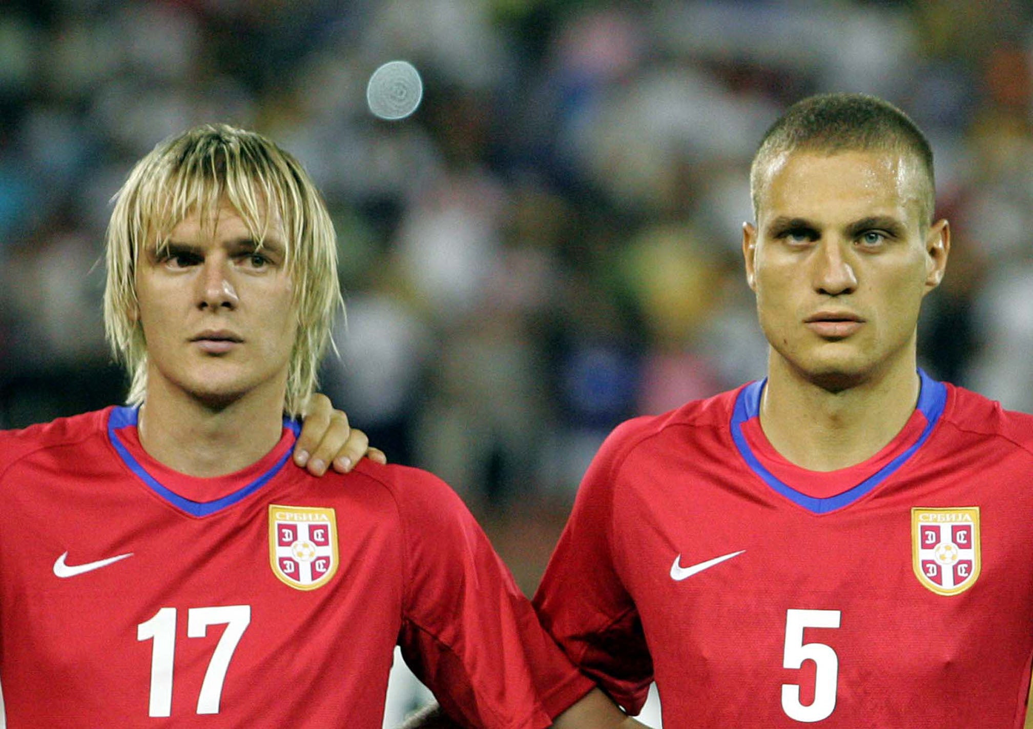 2008/10 Serbia #5 VIDIC Home Jersey (L)