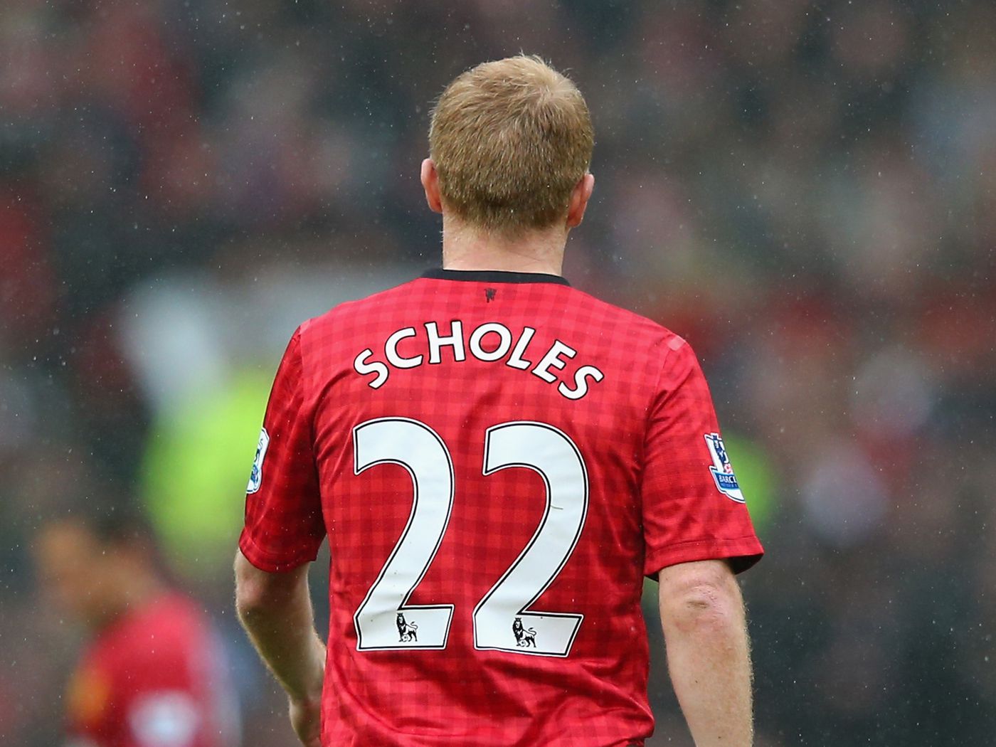 2012/13 Man Utd #22 SCHOLES Home Jersey (L)