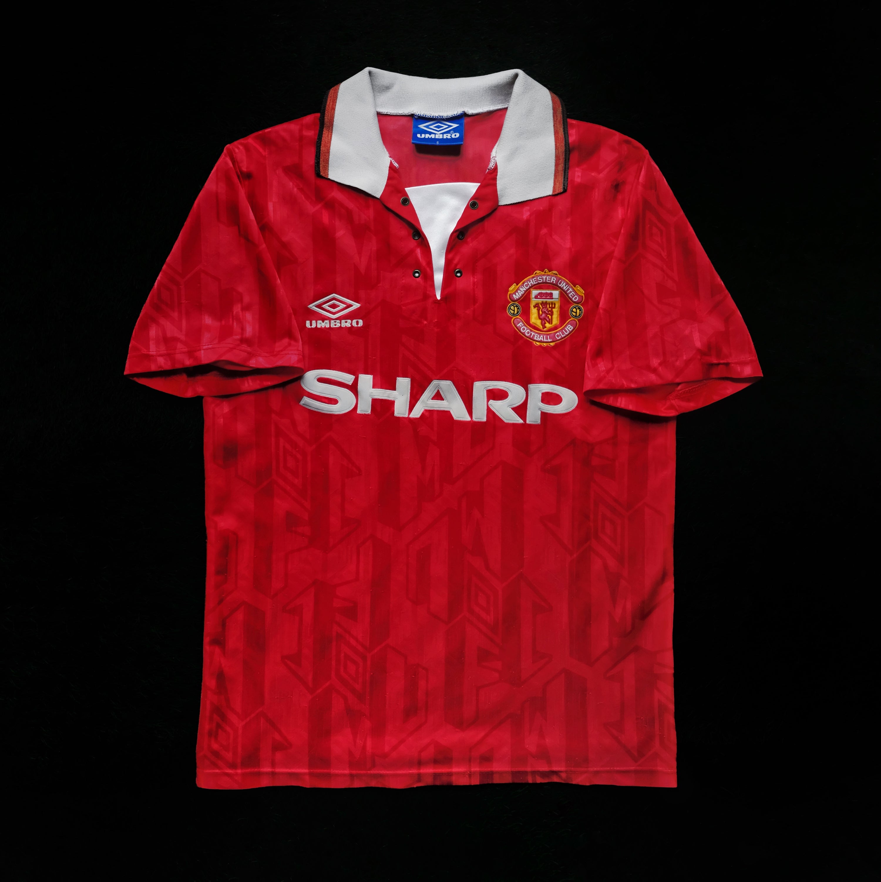 1992/94 Man Utd Home Jersey (S)