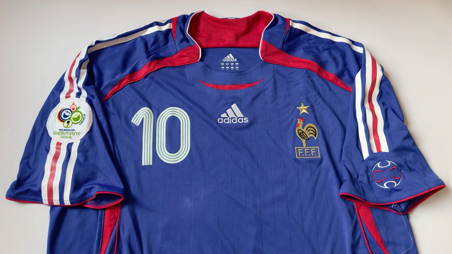 2006 France #10 ZIDANE Home Jersey Boxset (XL)