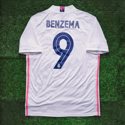 2020/21 Real Madrid #9 BENZEMA Home Jersey (M)