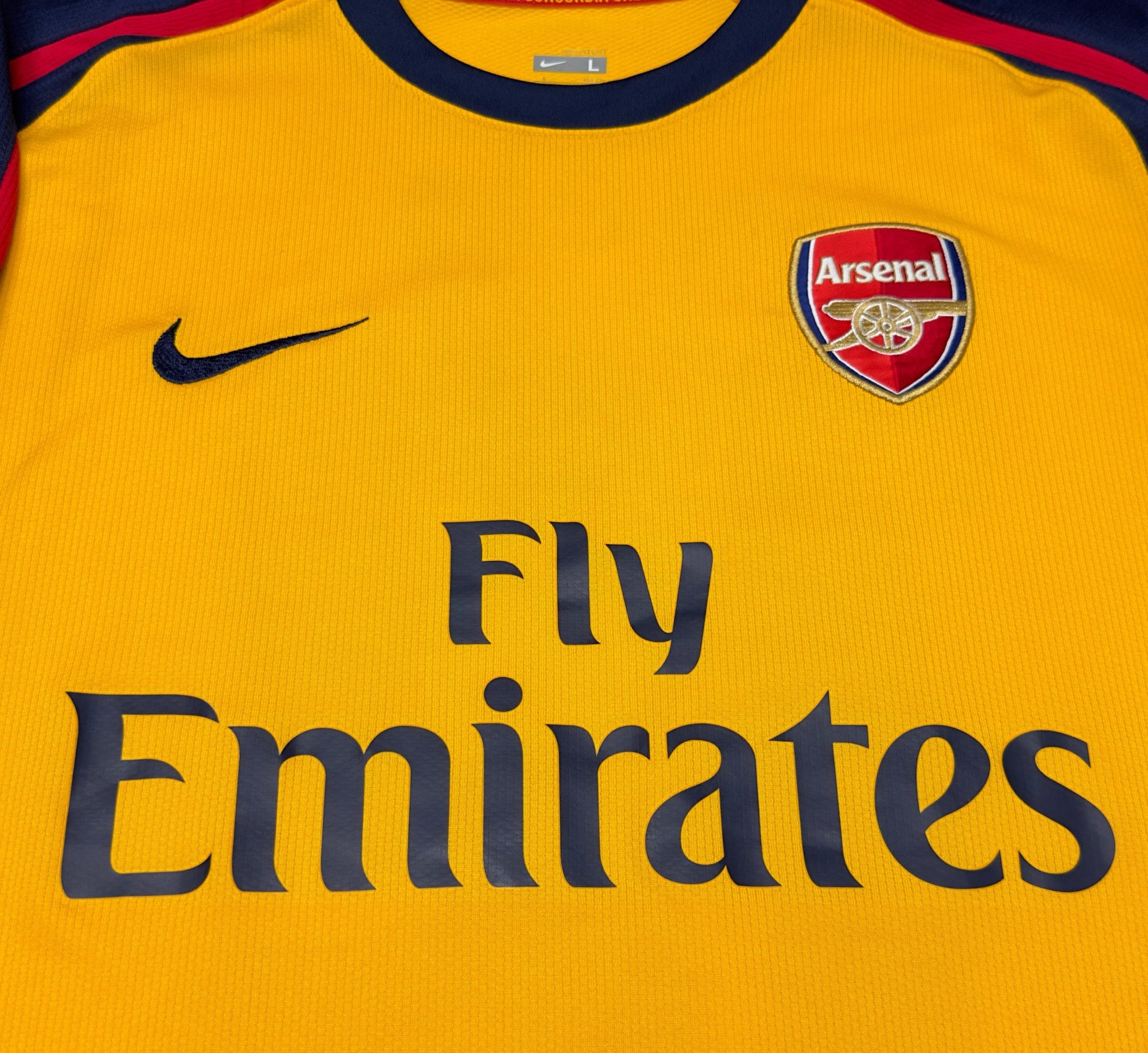 2008/09 Arsenal #12 VELA Away Jersey (L) L/S