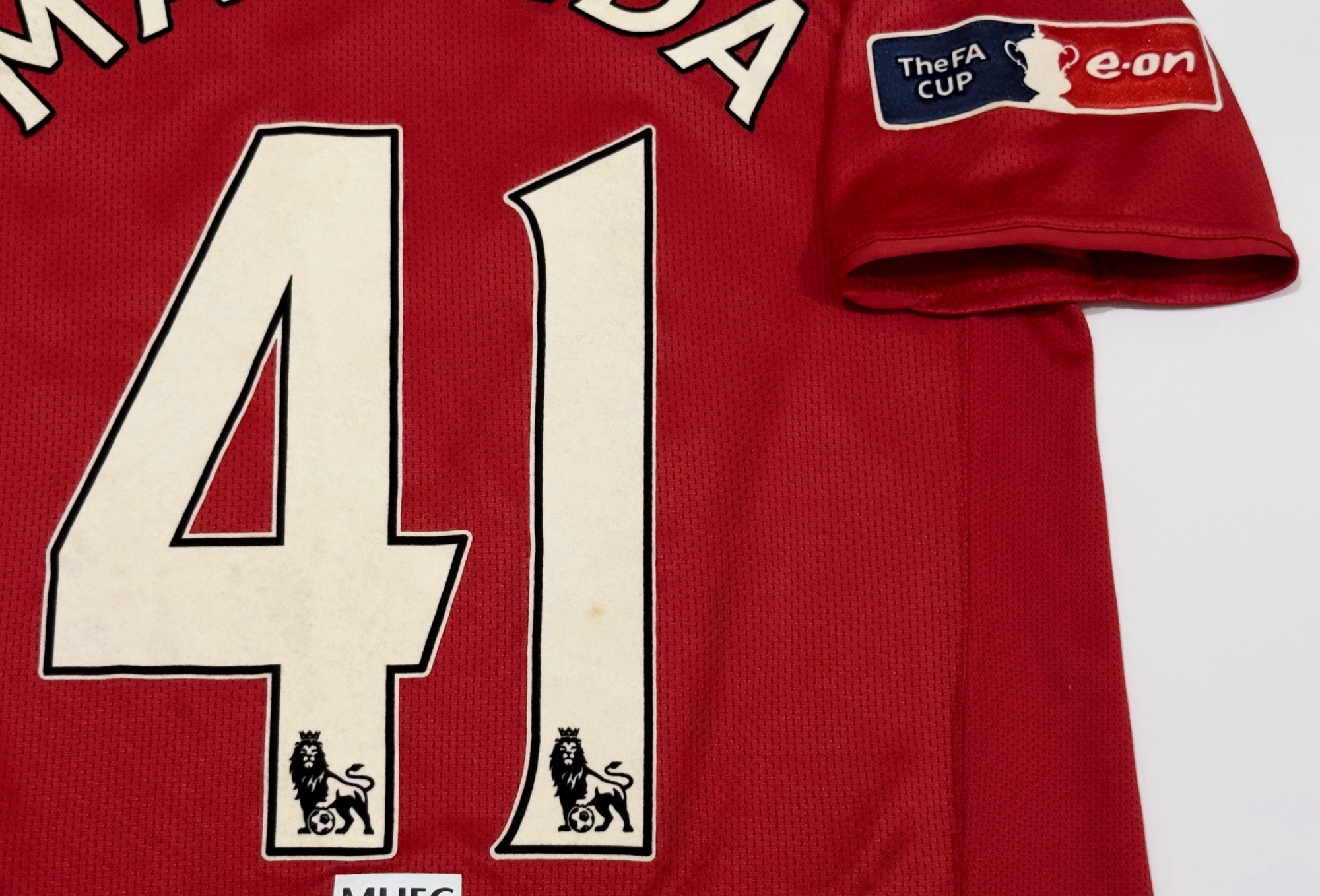 2008/09 Man Utd #41 MACHEDA Home Jersey (S)