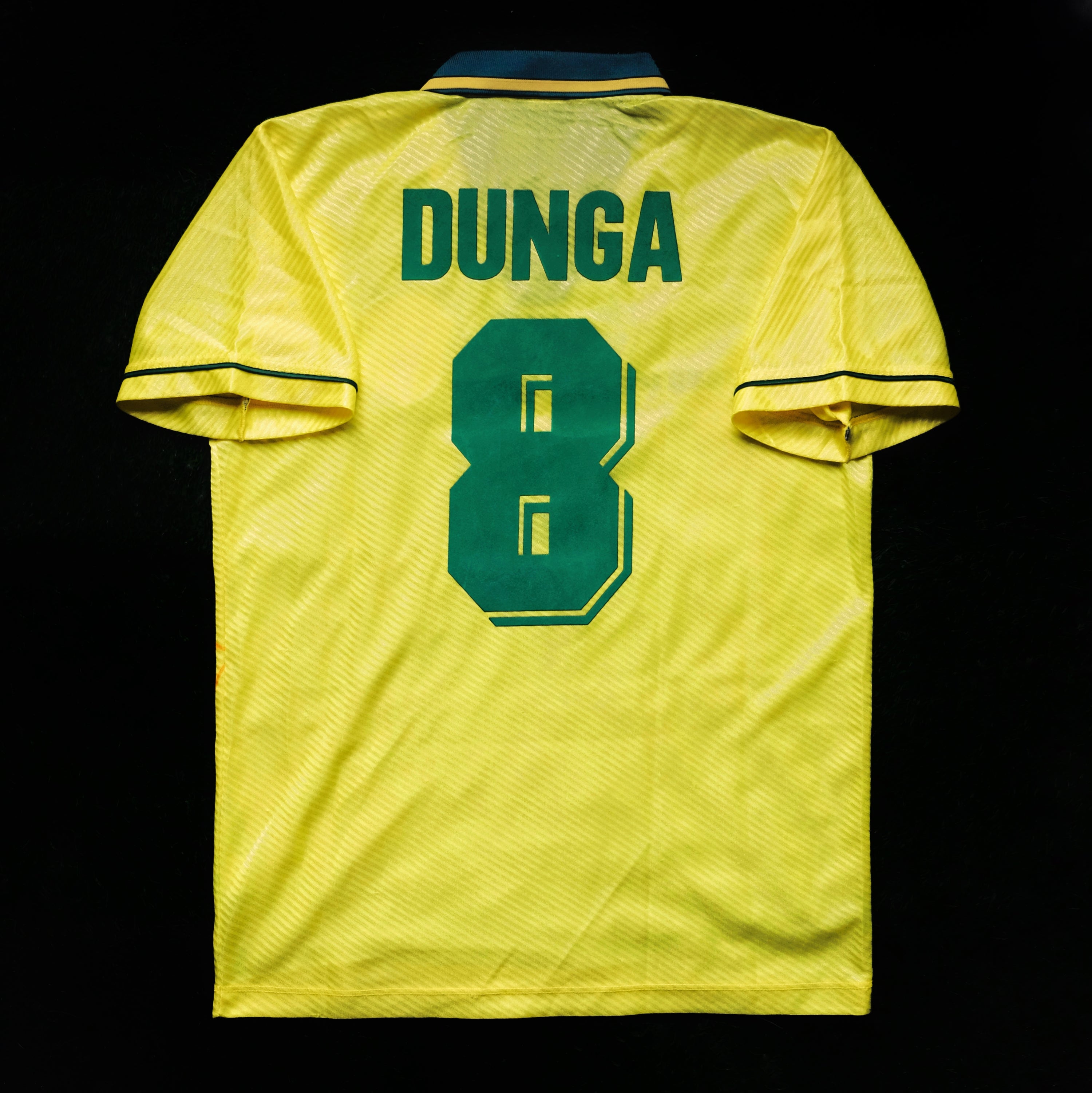1994 Brazil #8 DUNGA Home Jersey (M)