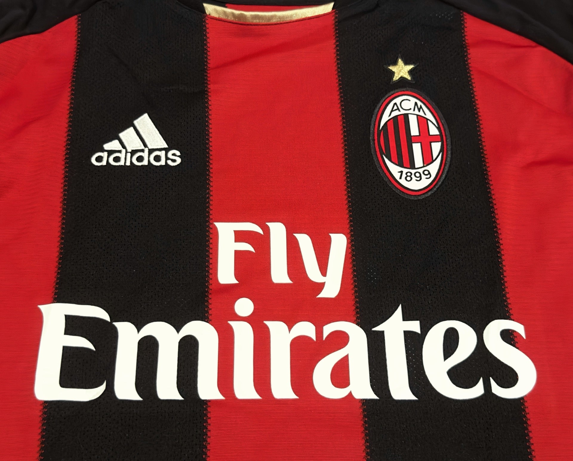2010/11 AC Milan Home Jersey (L) L/S