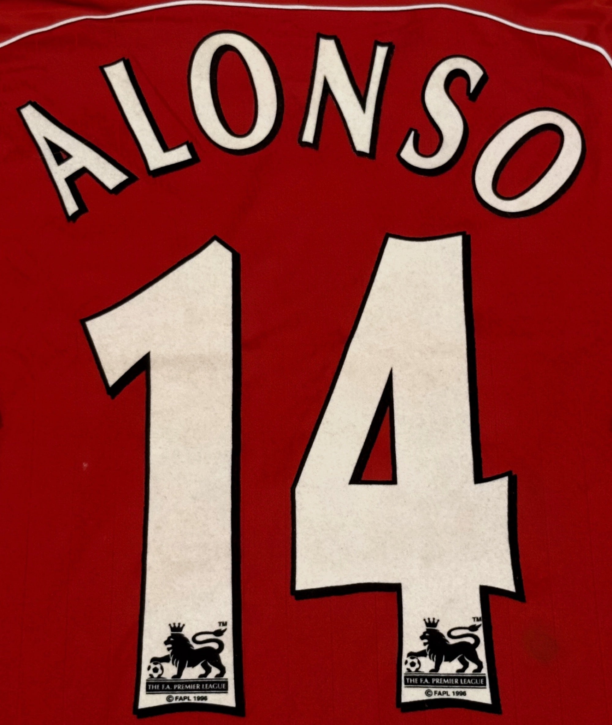 2006/08 Liverpool #14 ALONSO Home Jersey (M)