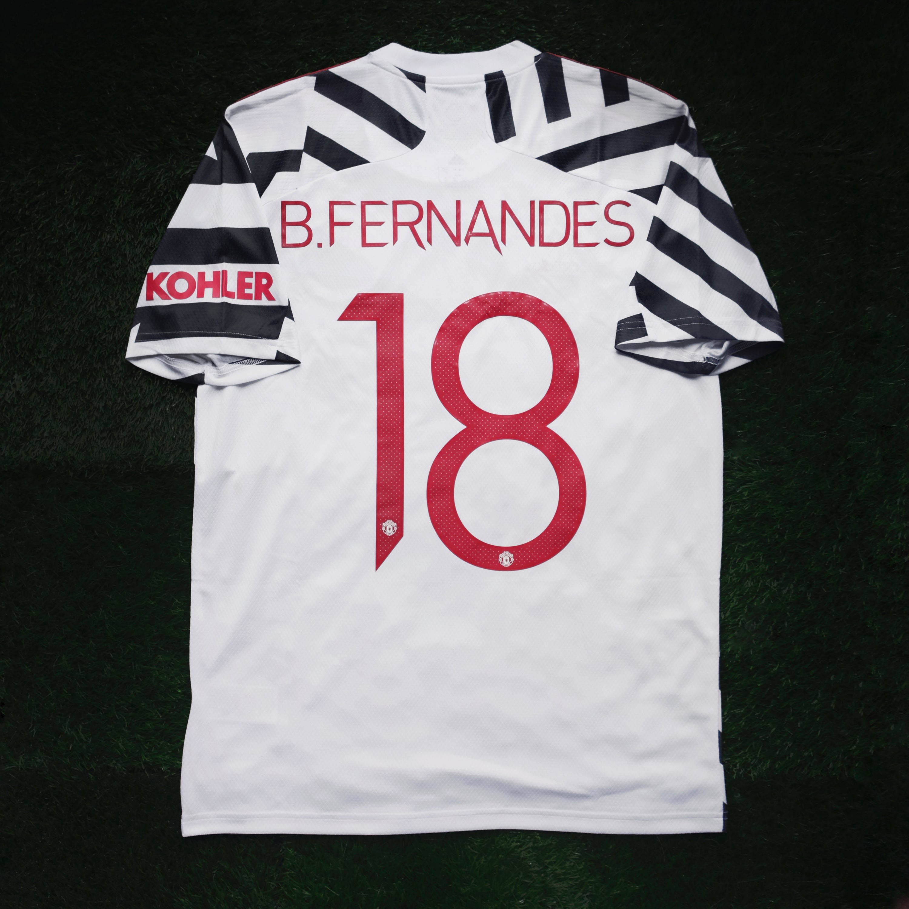 Third Kit Bruno Fernandes Authentic Jersey 2020/21 Man Utd #18