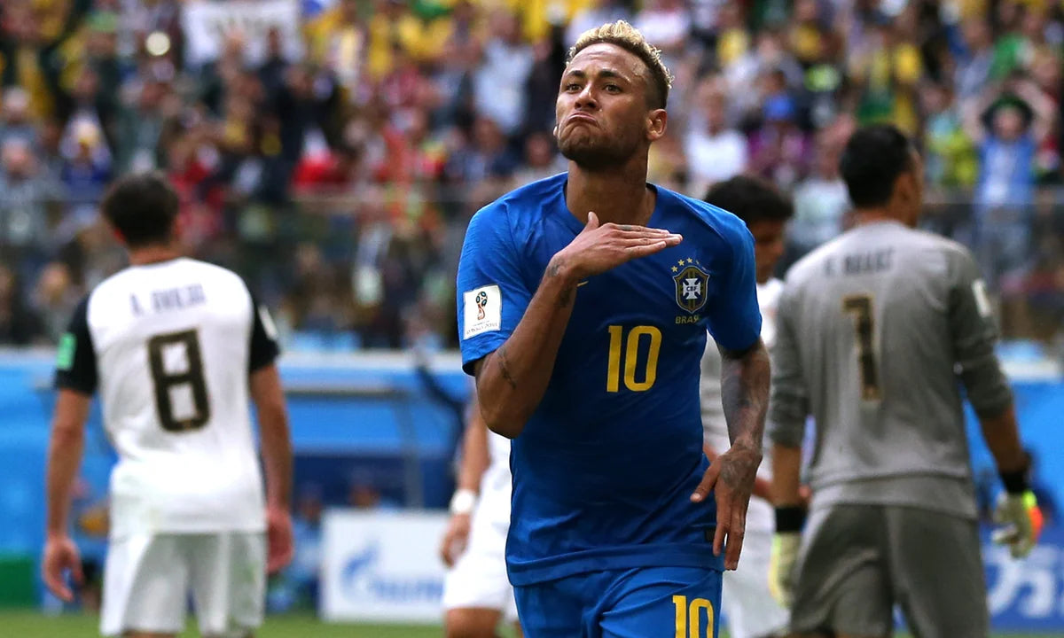 2018 Brazil #10 NEYMAR JR Away Jersey (S)
