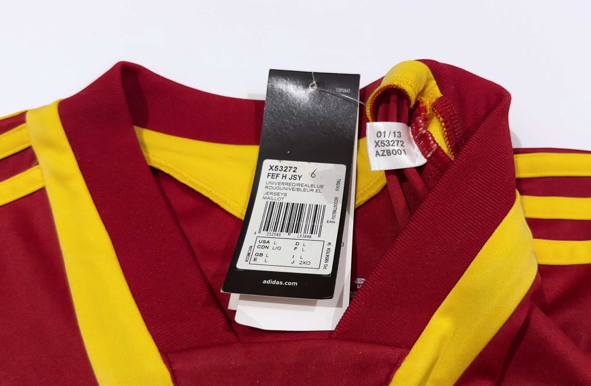 2012/13 Spain #6 A.INIESTA Away Jersey (L)