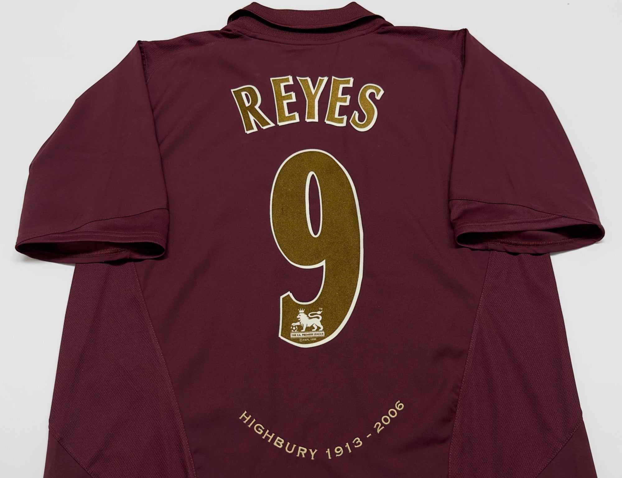 2005/06 Arsenal #9 REYES Home Jersey (L)