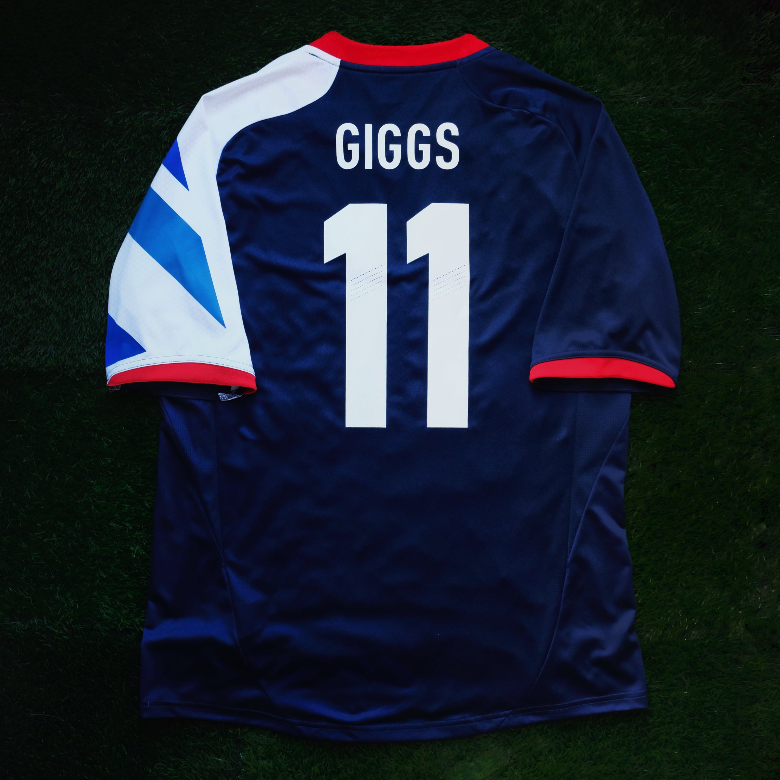 2012 Great Britain Olympic #11 GIGGS Home Jersey (L)