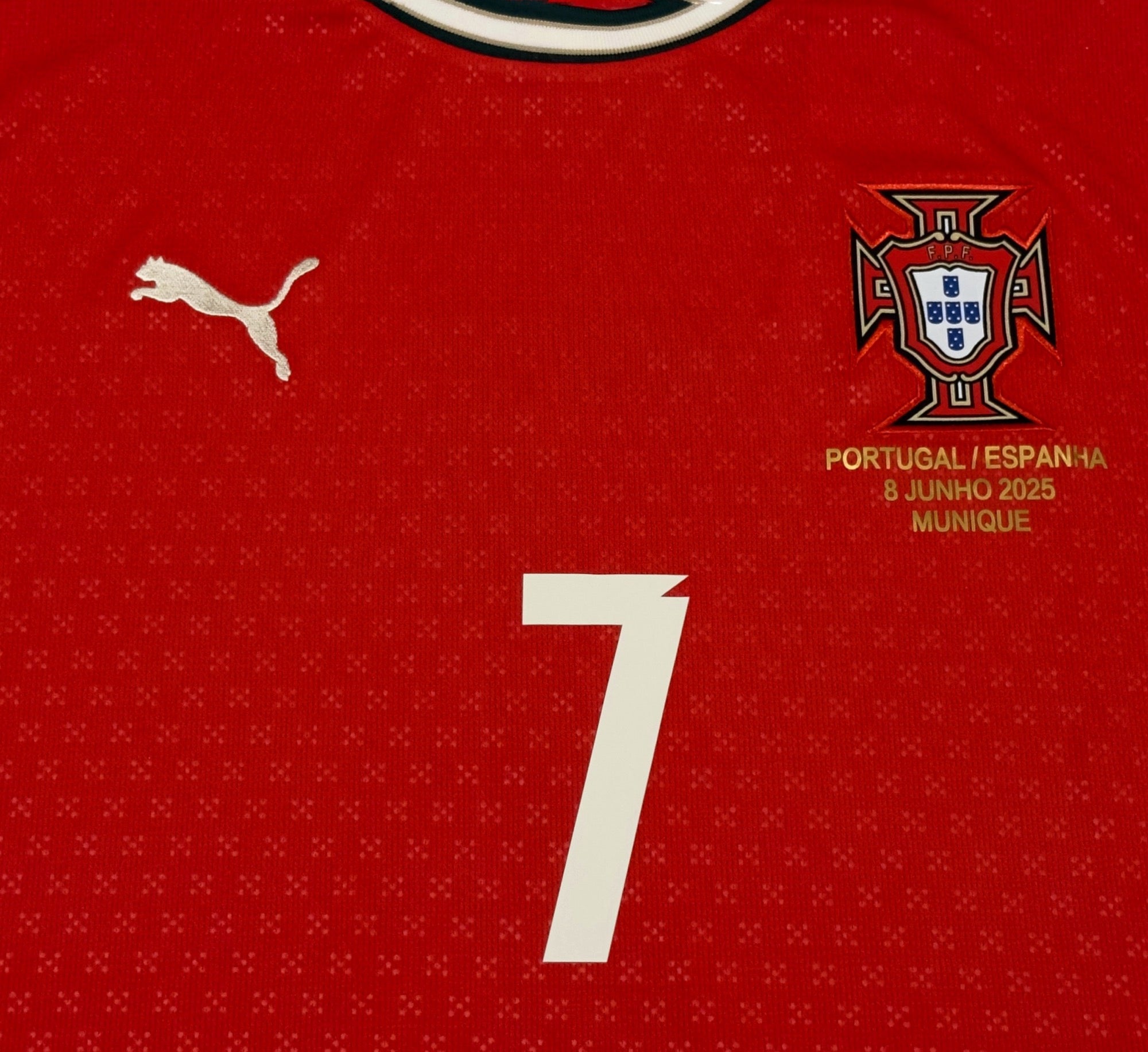 2025/26 Portugal #7 RONALDO Home Jersey (XL) L/S