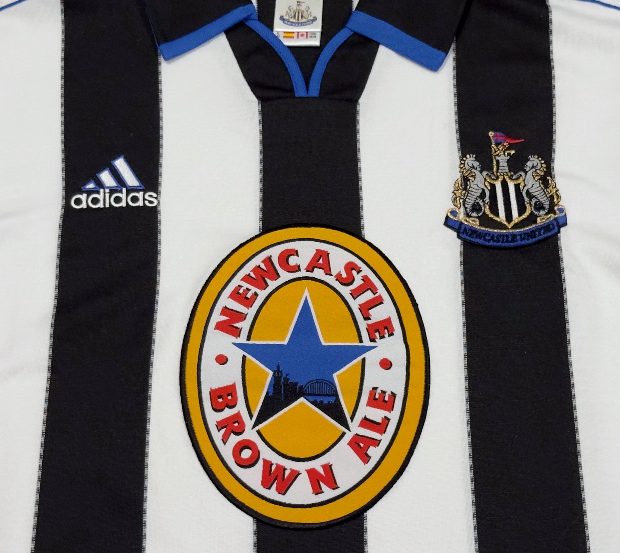 1999/00 Newcastle Home Jersey (M)