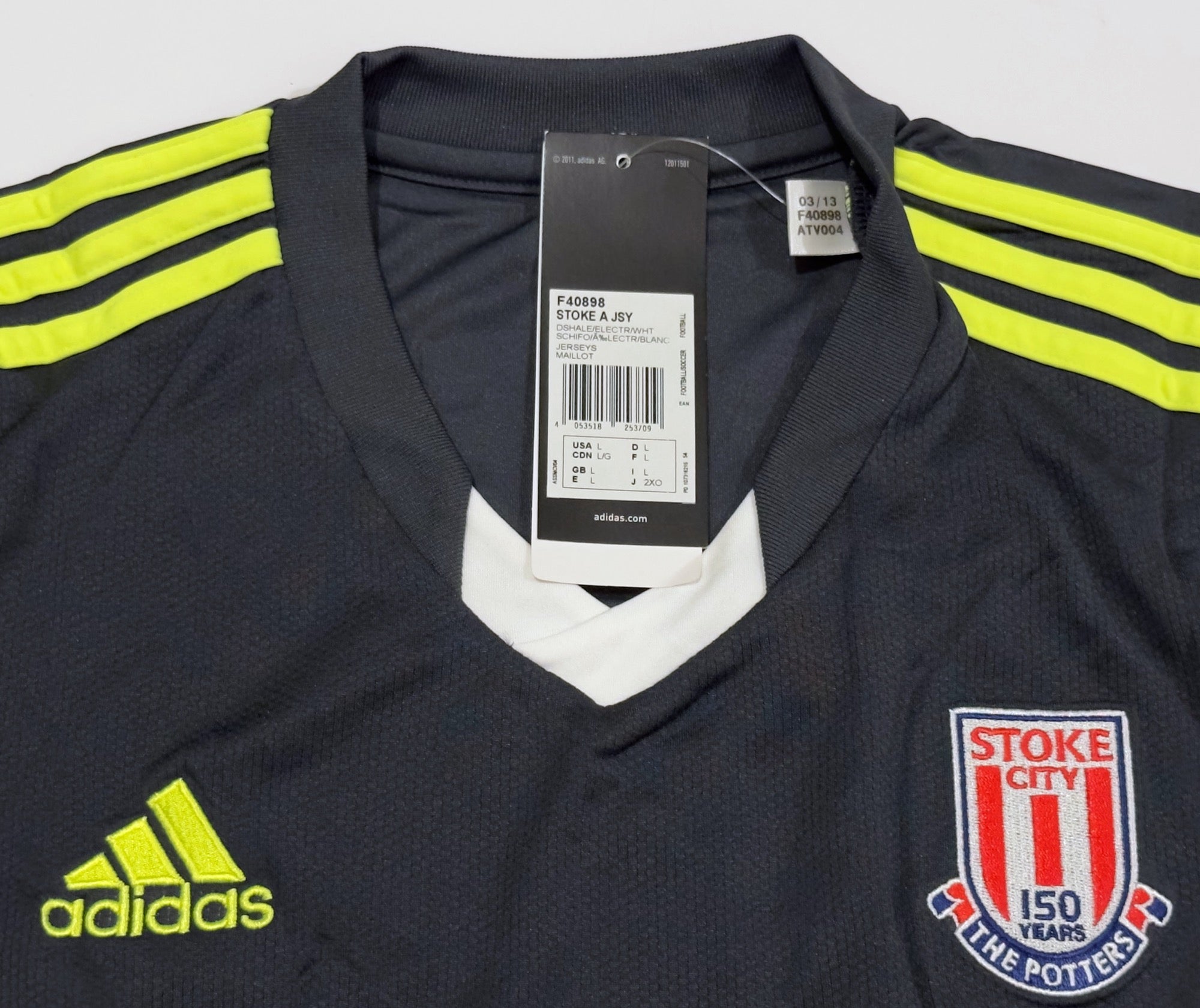 2013/14 Stoke City #10 OWEN Away Jersey (L)