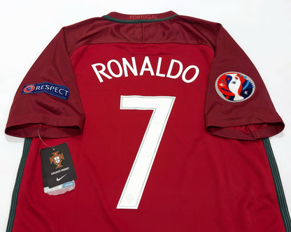 2016/17 Portugal #7 RONALDO Home Jersey (M)