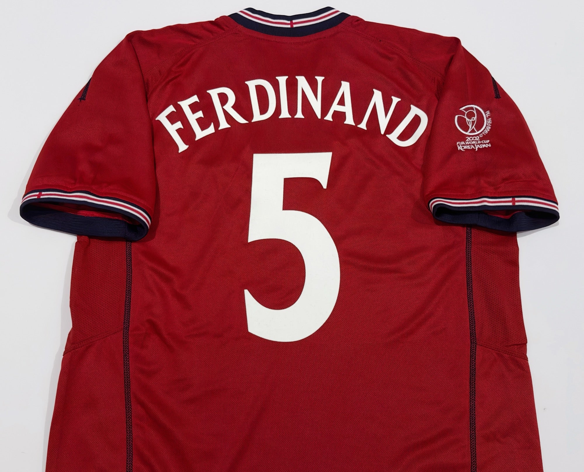 2002/04 England #5 FERDINAND Away Jersey (L)
