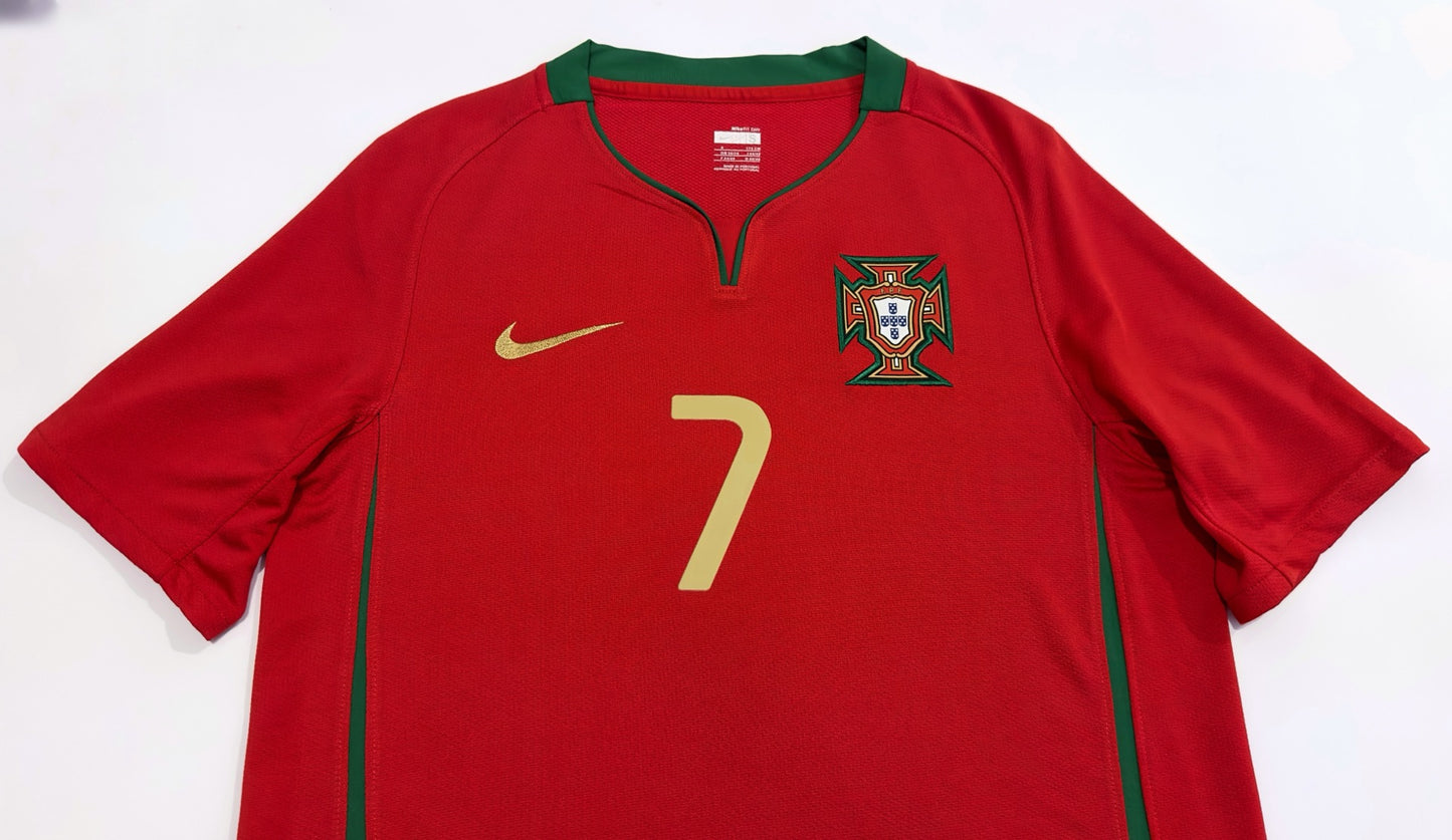 2008/10 Portugal #7 RONALDO Home Jersey (S)