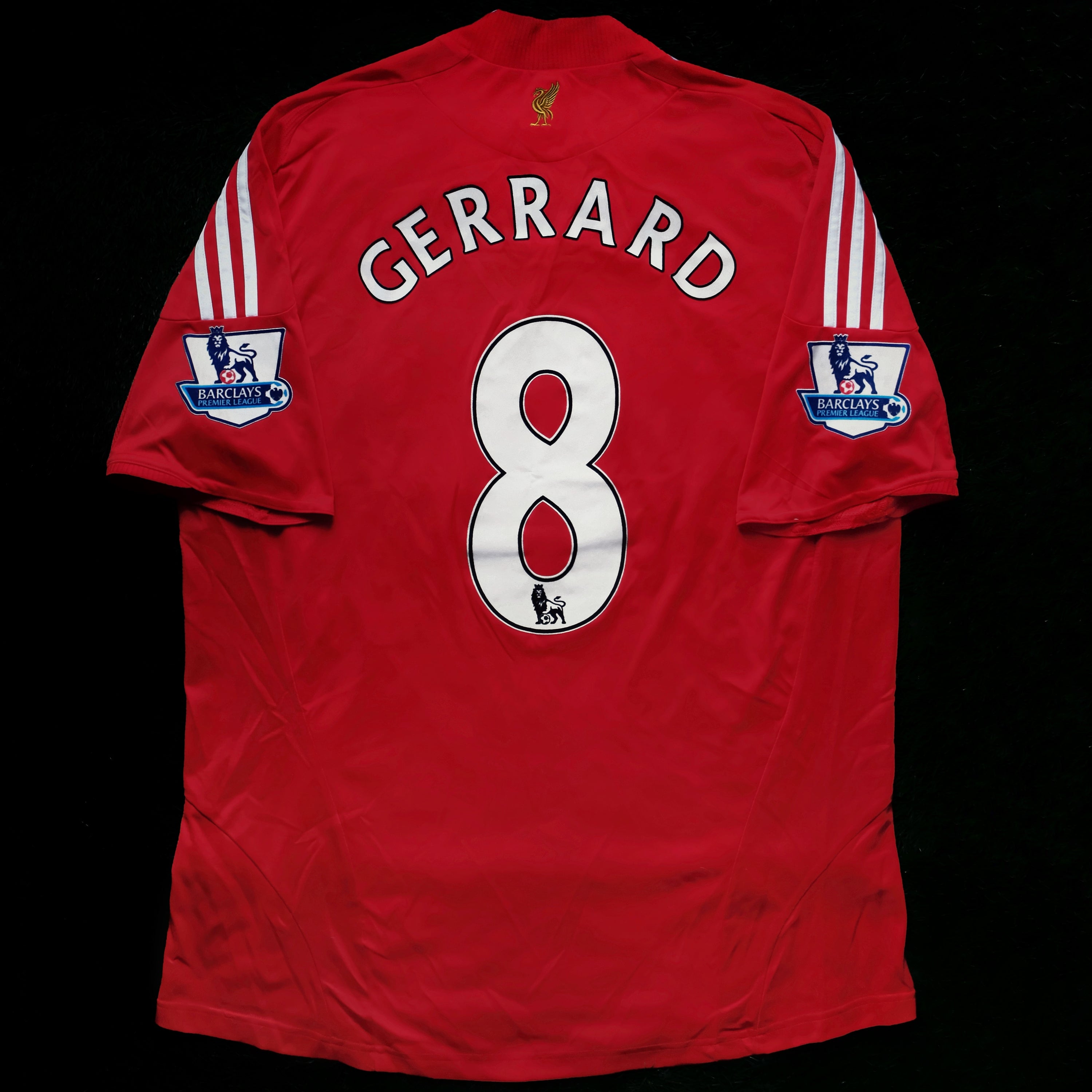 2008/10 Liverpool #8 GERRARD Home Jersey (XL)
