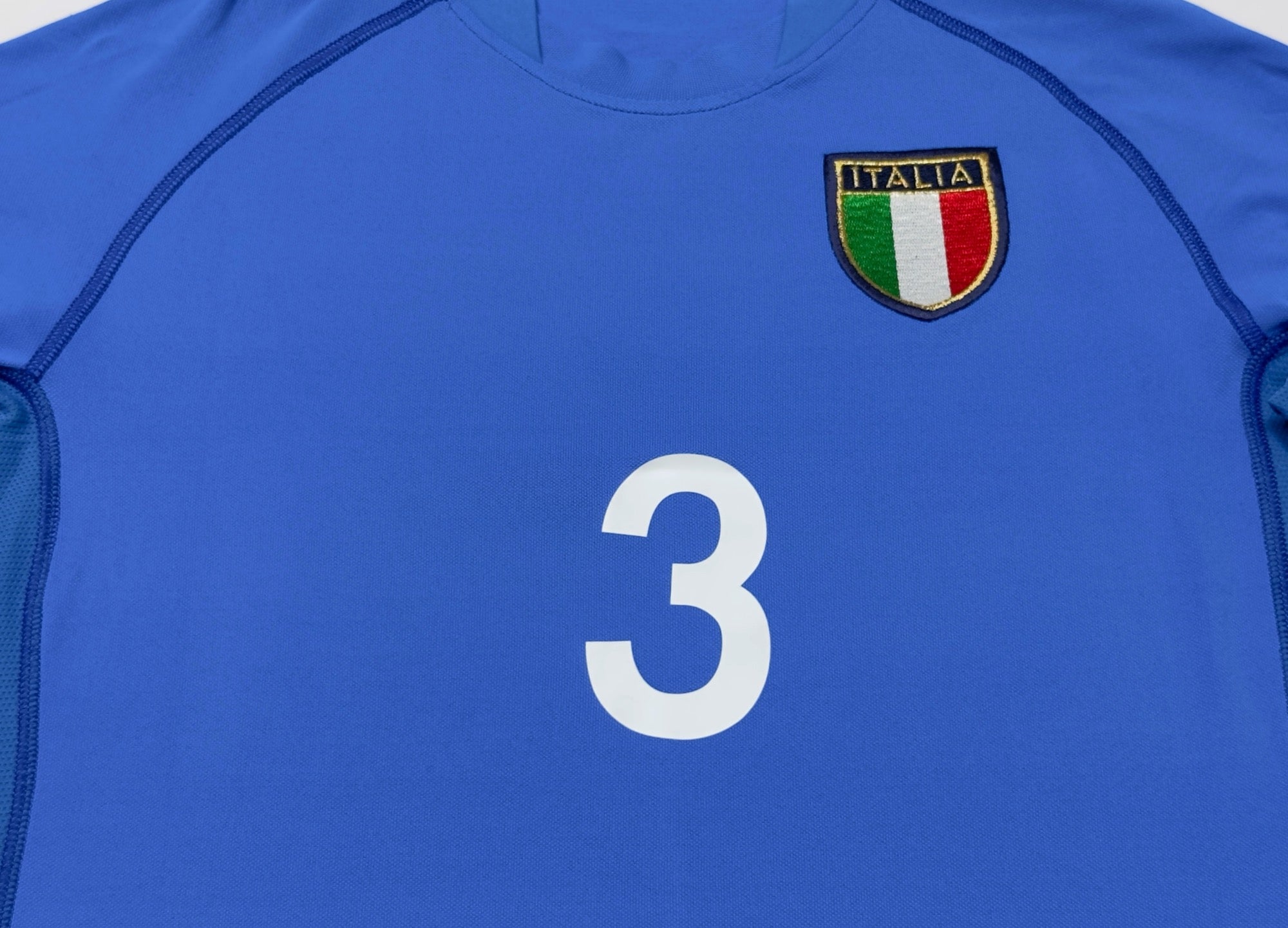 2002 Italy #3 MALDINI Home Jersey (L)