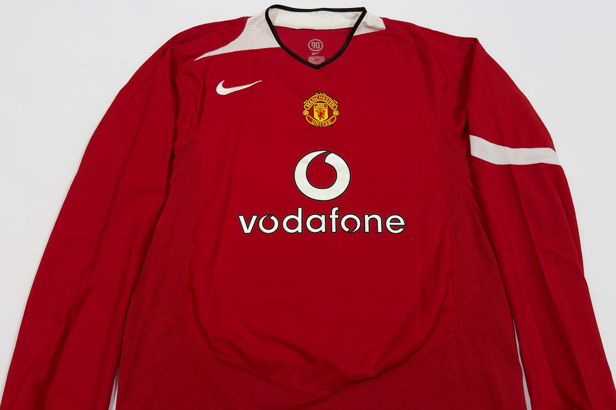 2004/06 Man Utd #14 SMITH Home Jersey (XL) L/S