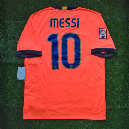 2009/11 Barcelona #10 MESSI Away Jersey (L)