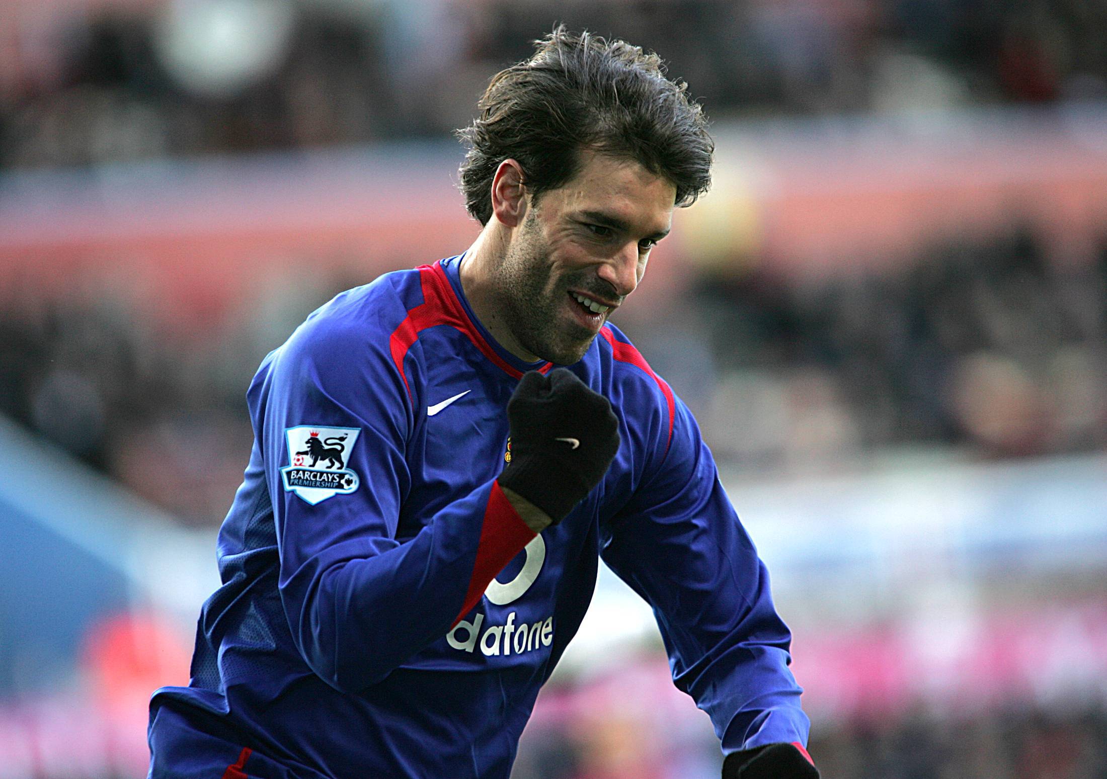 2005/06 Man Utd #10 V.NISTELROOY Away Jersey (2XL) L/S