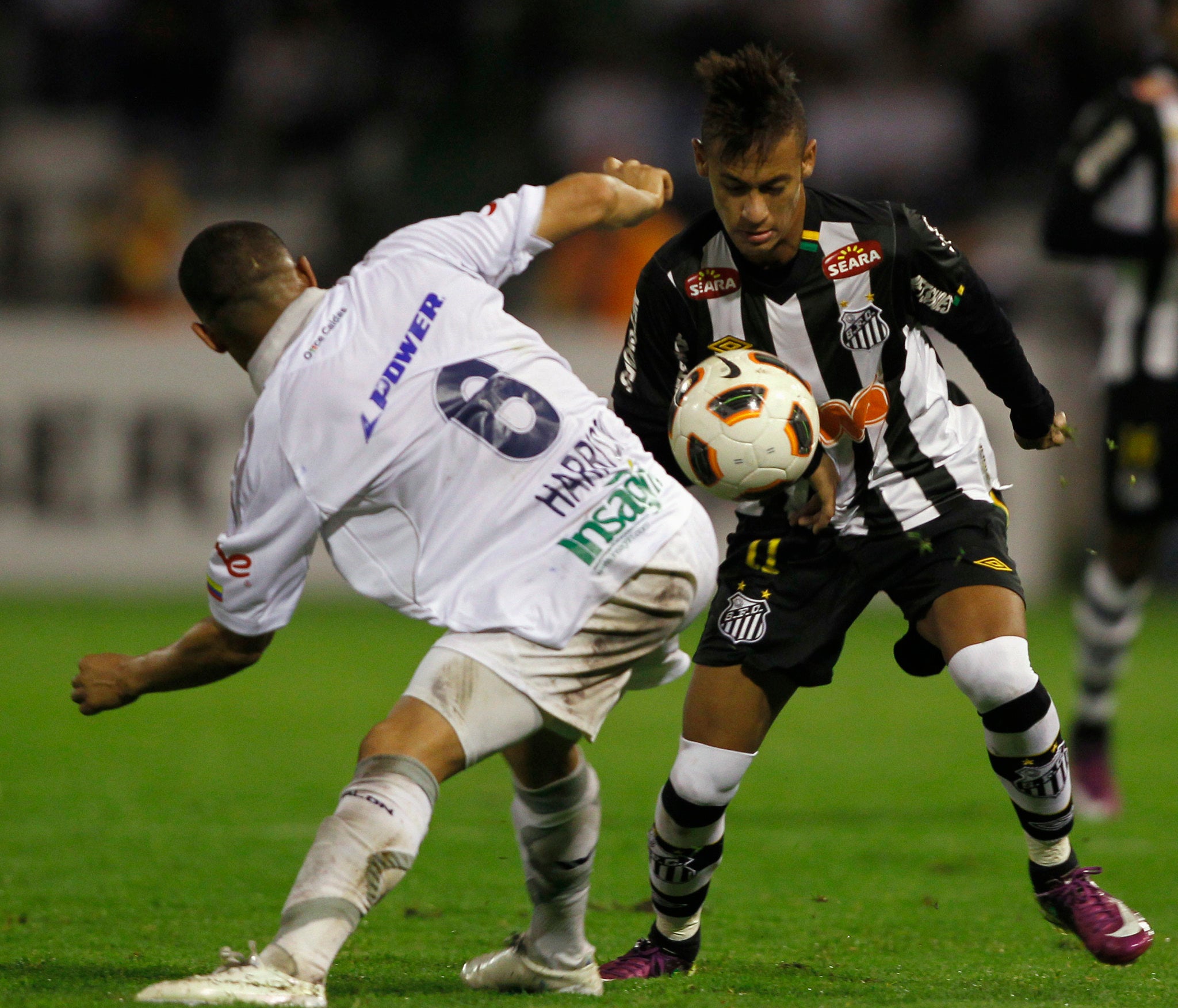 2011 Santos #11 NEYMAR JR Away Jersey (L)