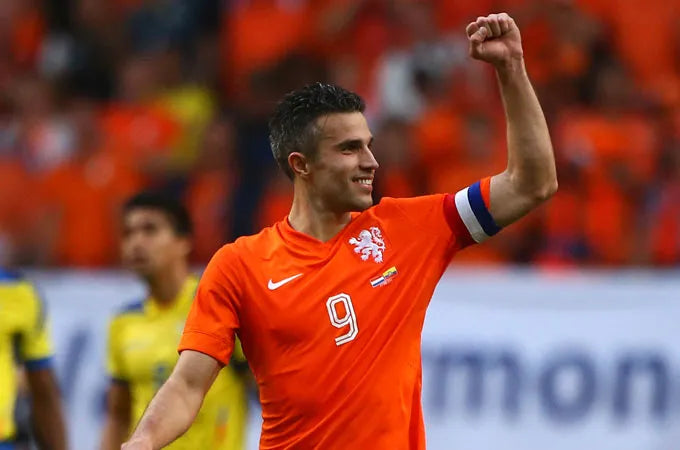 2014/15 Netherlands #9 V.PERSIE Home Jersey (L)